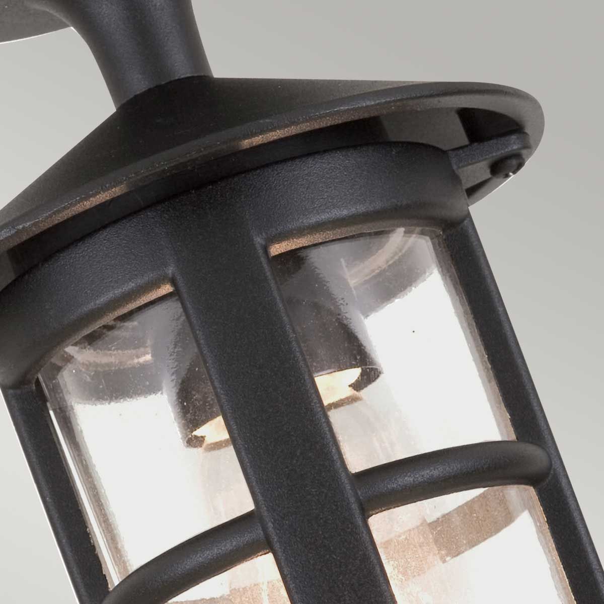 Elstead Hereford Window Single Porch Lantern - Black