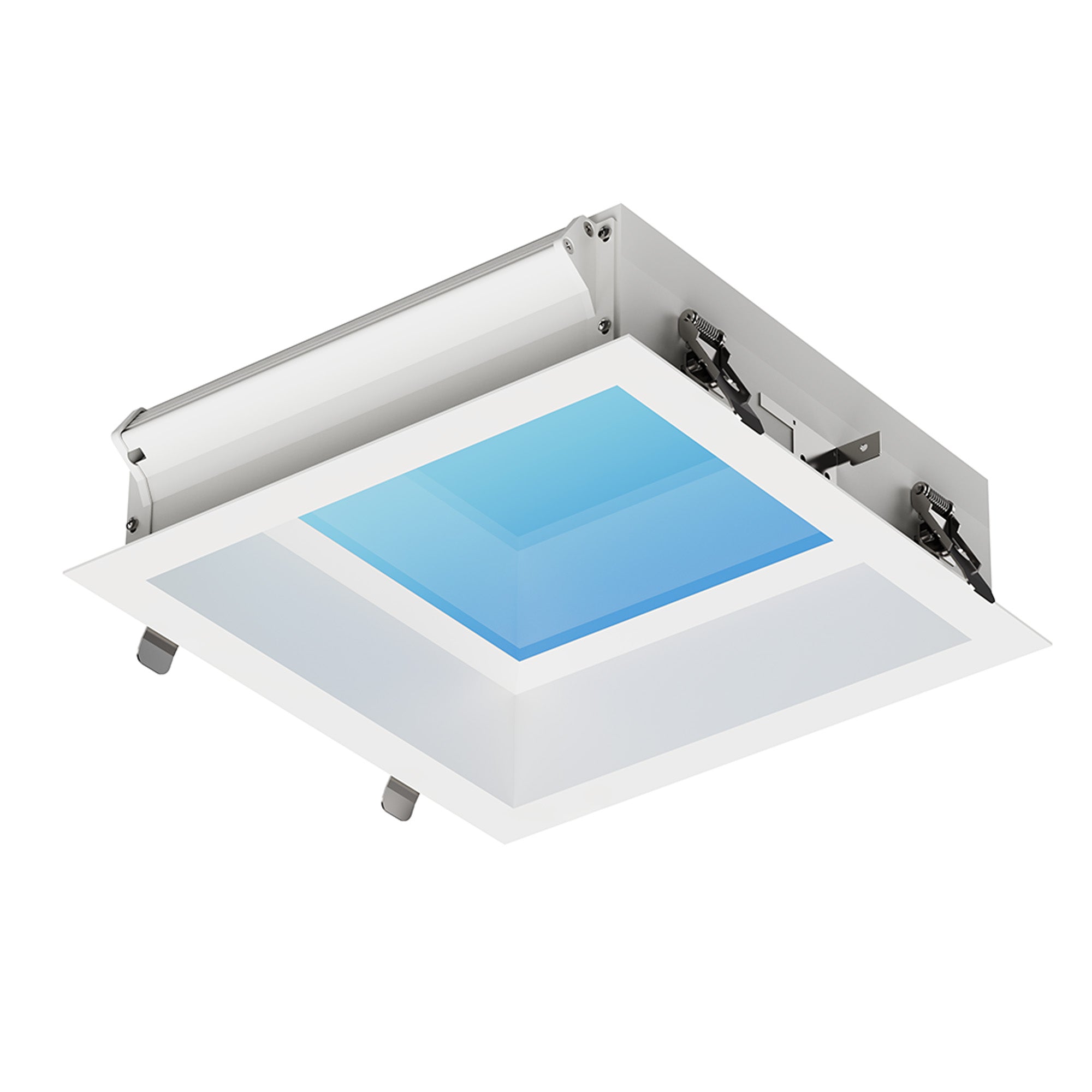 Mantra Blue Sky Square Recessed Panel 16W LED - Matt White