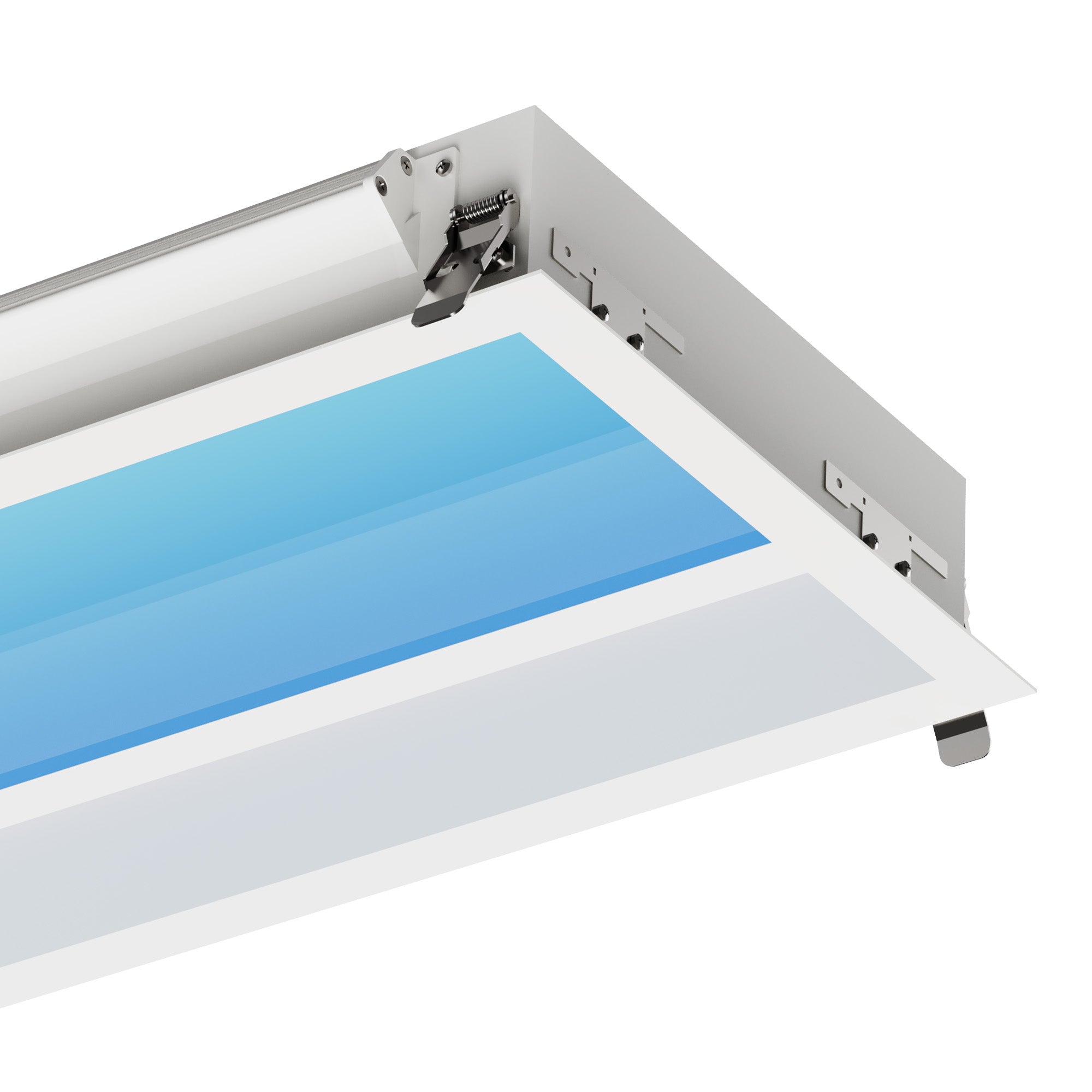 Mantra Blue Sky Rectangular Recessed Panel 35W LED - Matt White