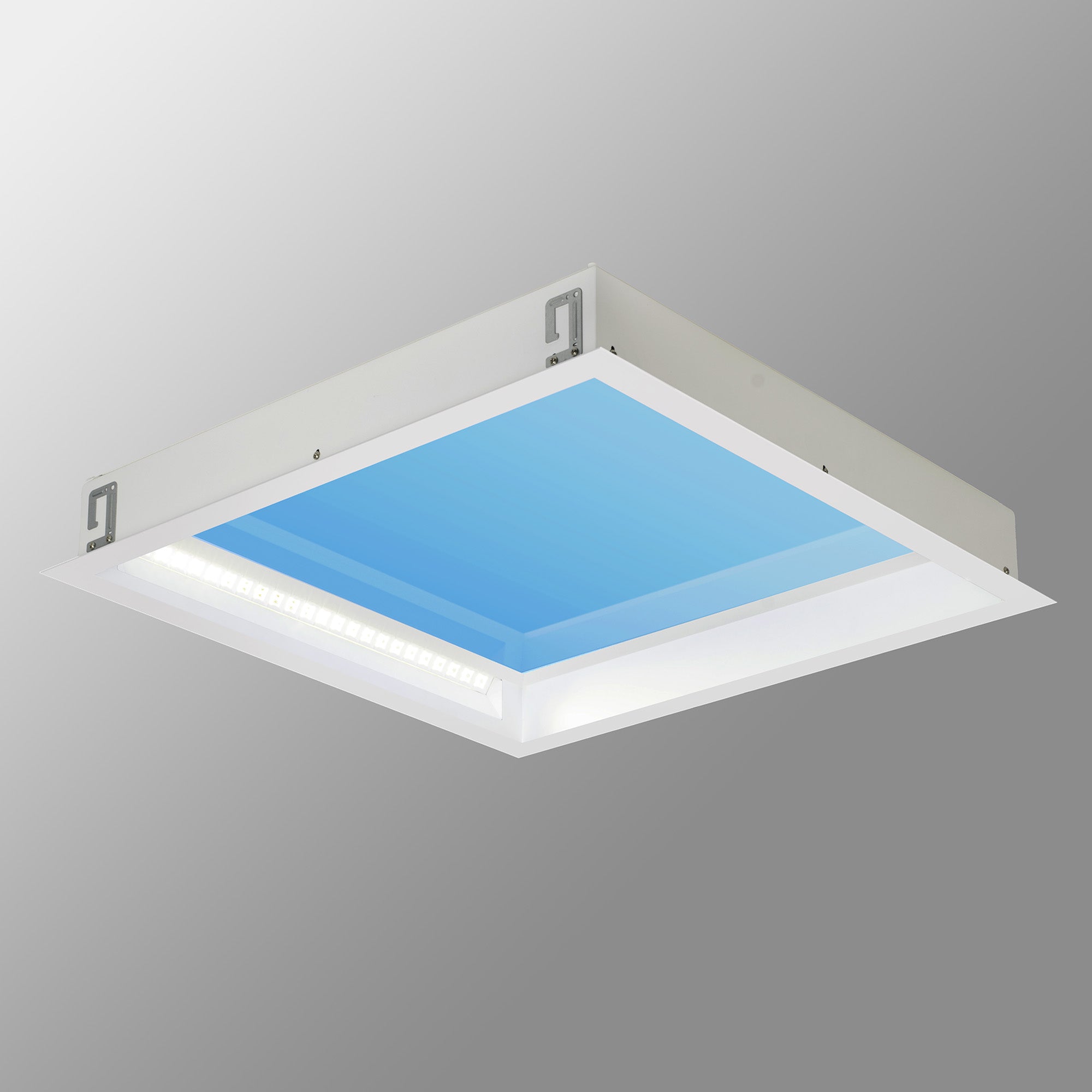 Mantra Blue Sky Square Recessed Panel 60W LED - Matt White