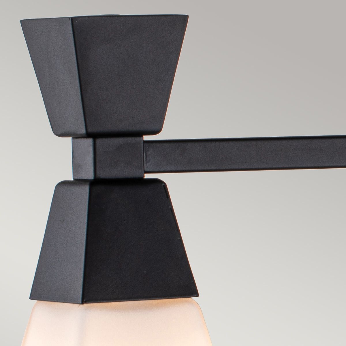 Elstead Bowtie 3 Light Wall Light - Matte Black