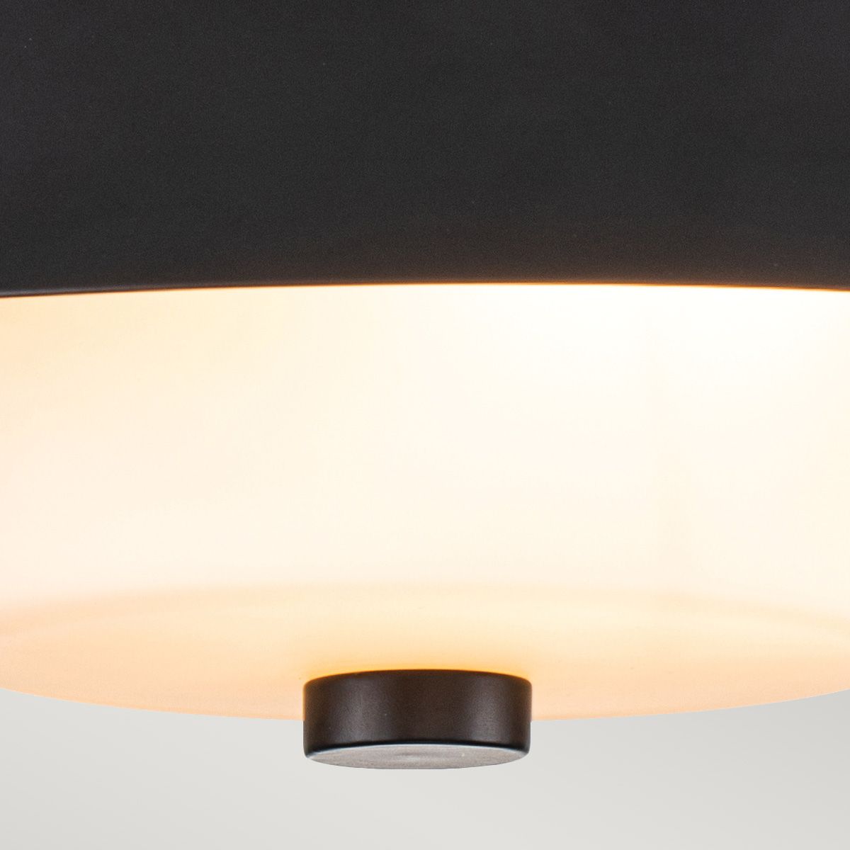 Elstead Bowtie 2 Light Flush Mount - Matte Black