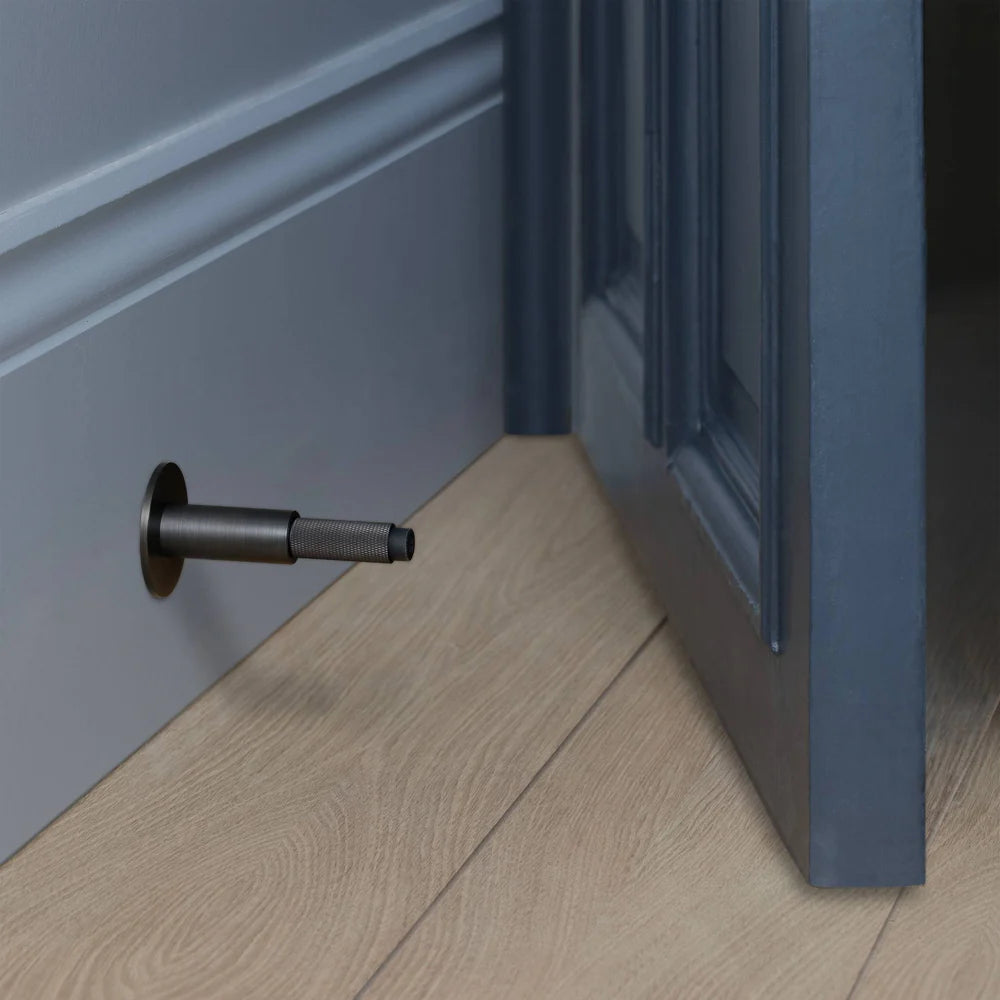 Buster + Punch Door Stop - Wall - Cross Knurl