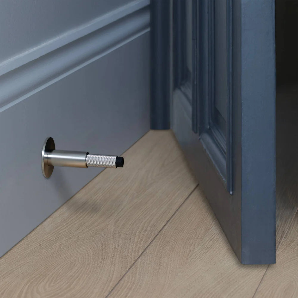 Buster + Punch Door Stop - Wall - Cross Knurl