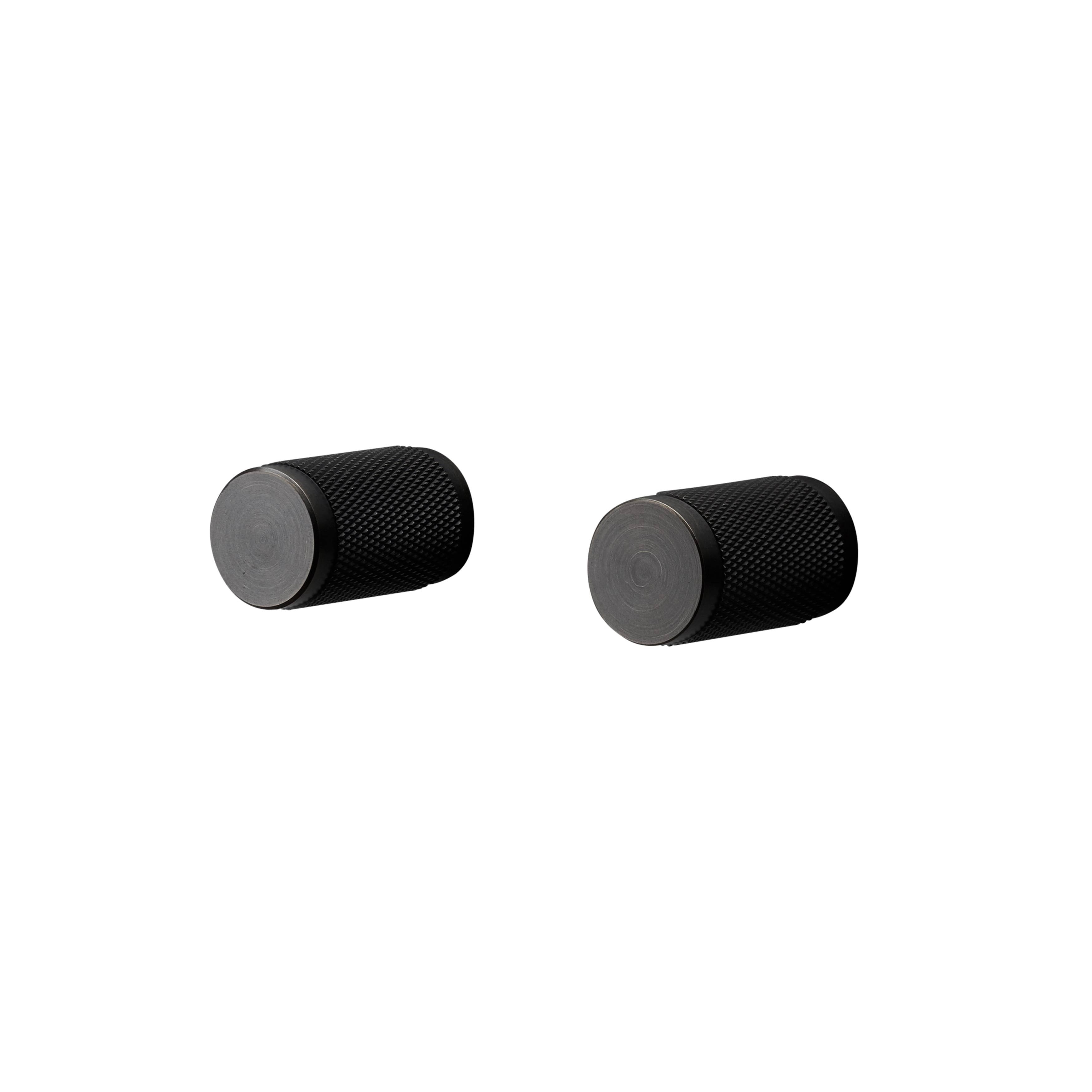 Buster + Punch Furniture Knob - 24-Pack - Cross Knurl - Trade Pack