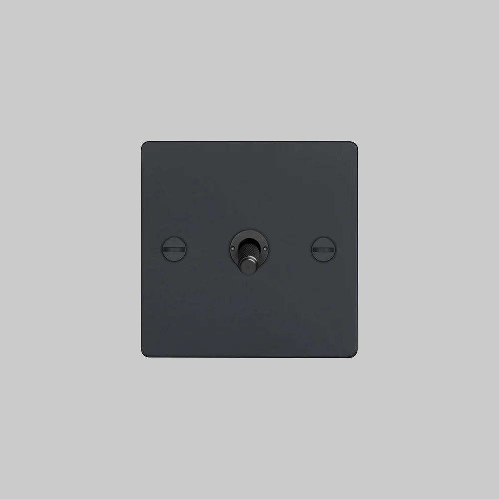 Buster + Punch 1G Toggle Switch 2-Way - Cross Knurl