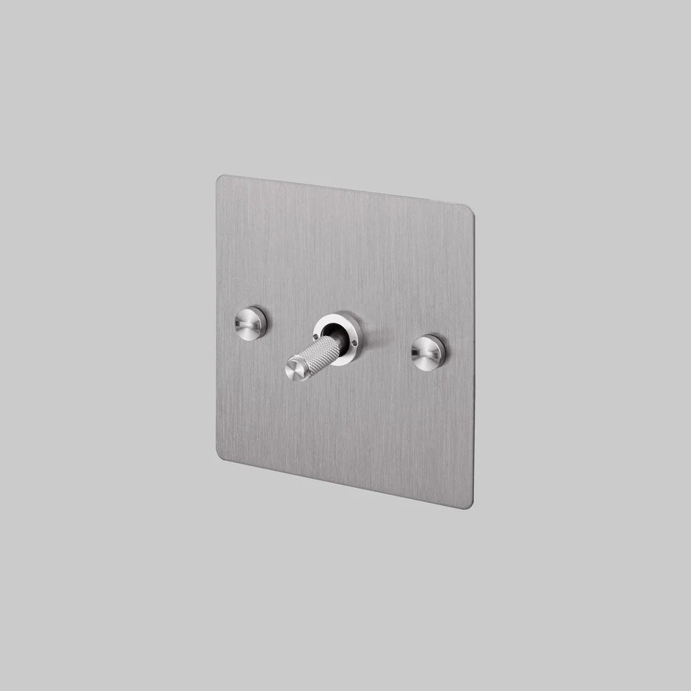 Buster + Punch 1G Intermediate Toggle Switch 3-Way - Cross Knurl