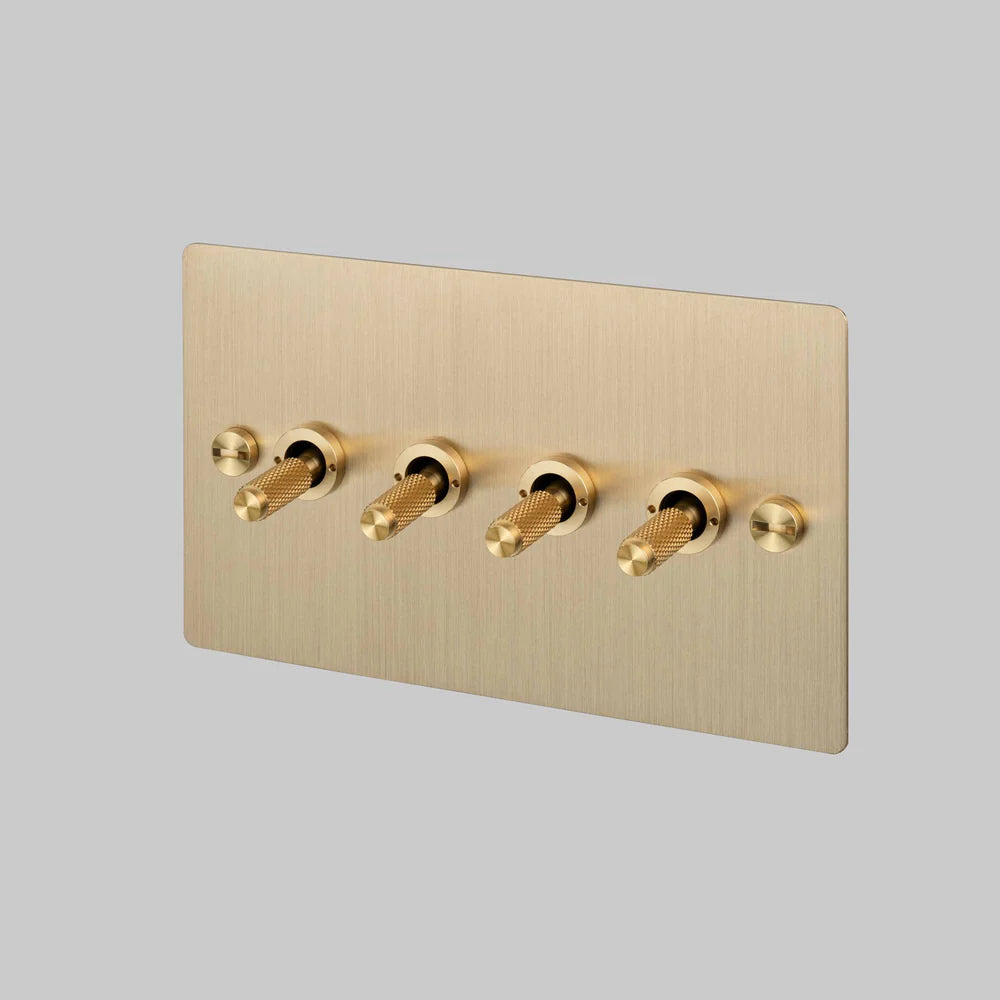 Buster + Punch 4G Toggle Switch 2-Way - Cross Knurl