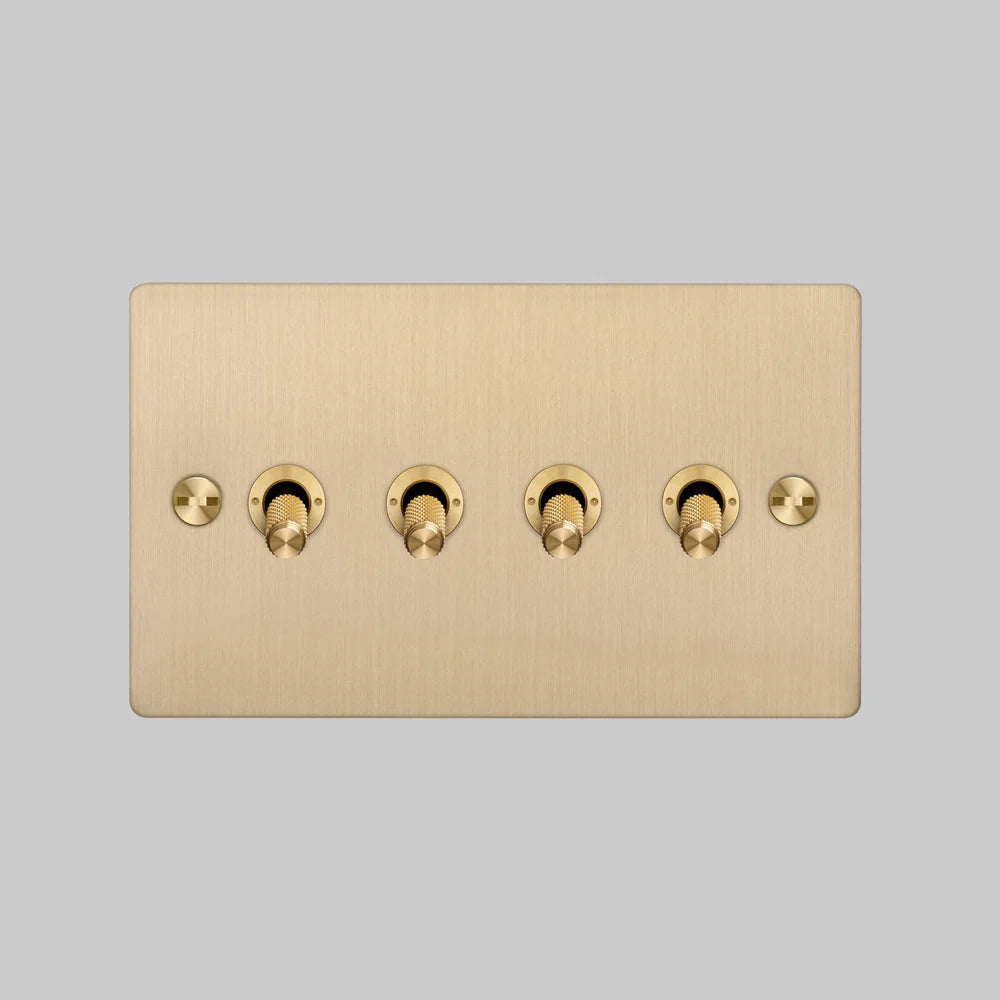 Buster + Punch 4G Toggle Switch 2-Way - Cross Knurl