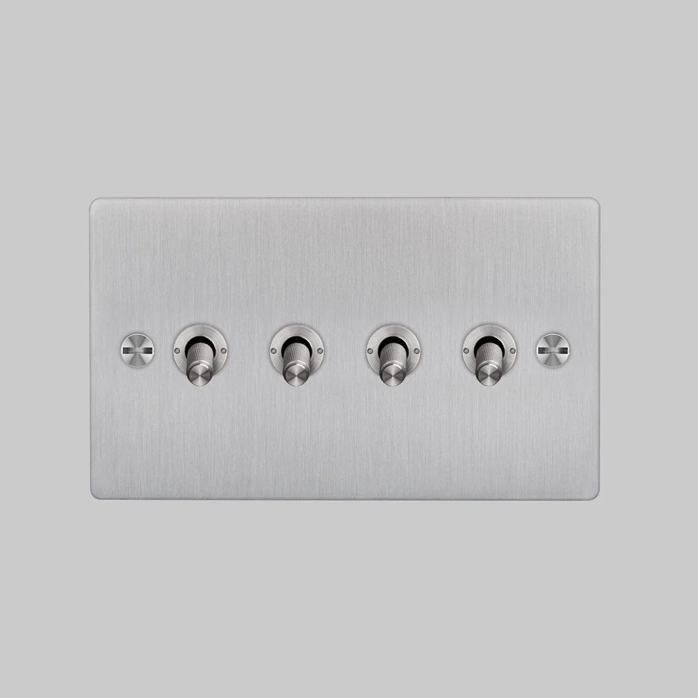 Buster + Punch 4G Toggle Switch 2-Way - Cross Knurl