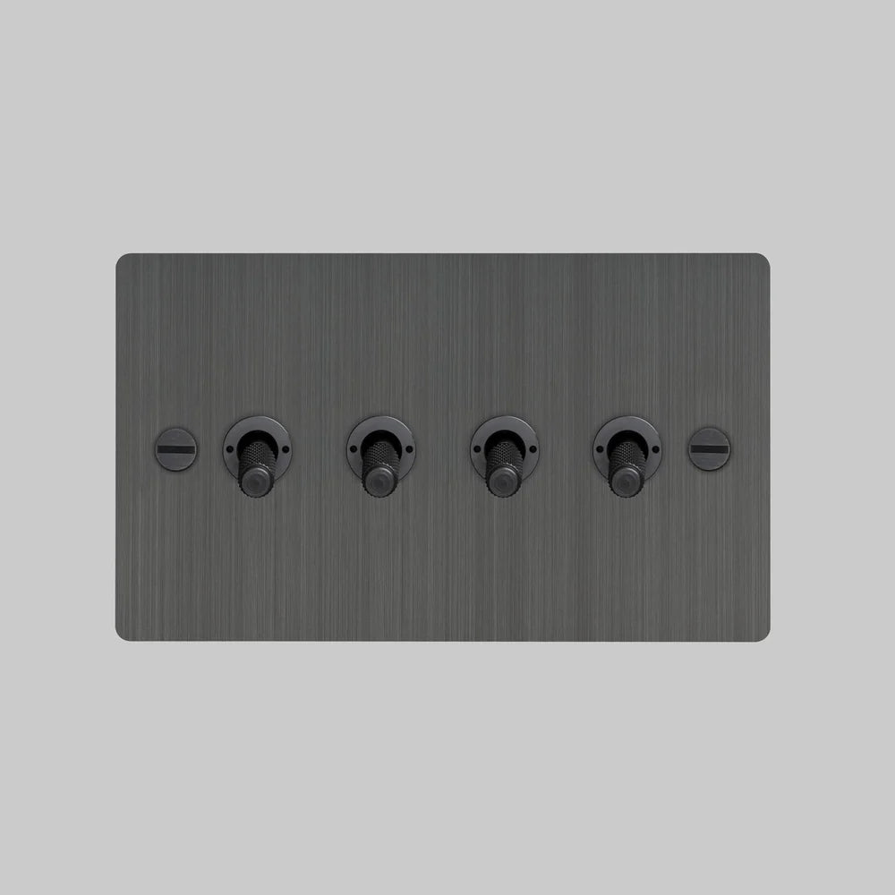 Buster + Punch 4G Toggle Switch 2-Way - Cross Knurl