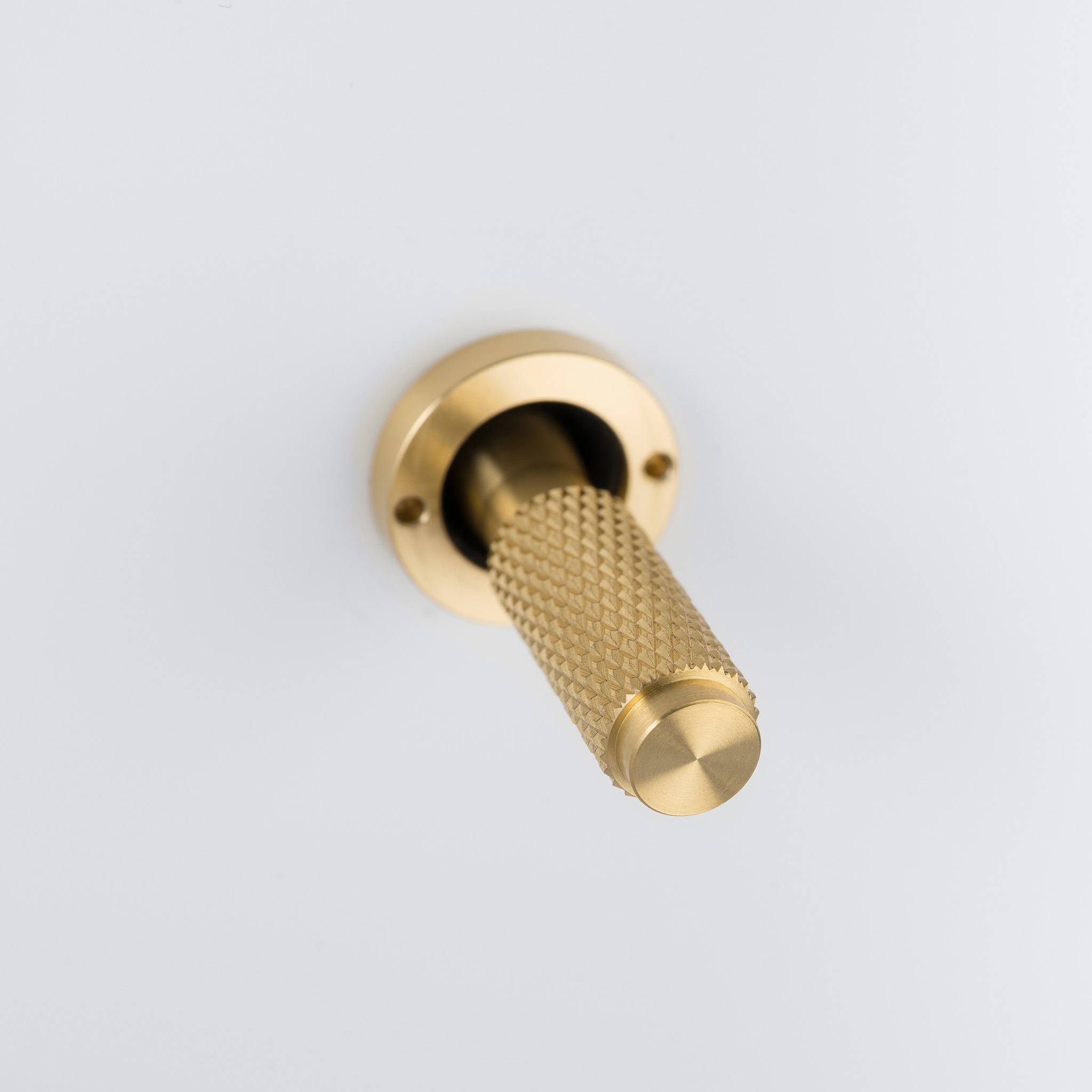 Buster + Punch 3G 2-Way Toggle Switch - White Back Plate & Cross Knurl