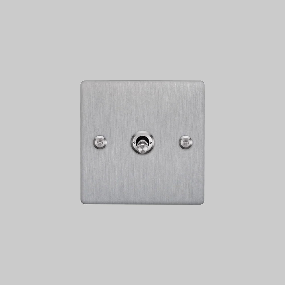 Buster + Punch 1G Toggle Switch 2-Way - Linear Knurl