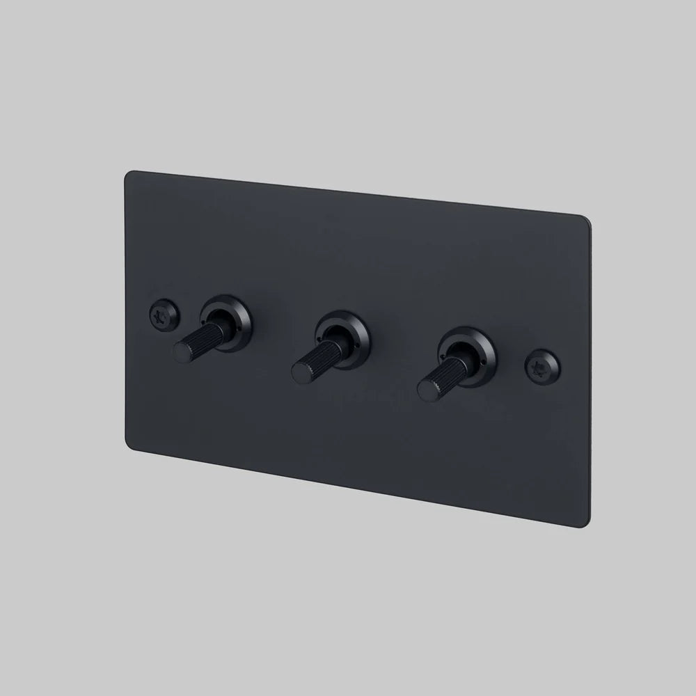 Buster + Punch 3G Toggle Switch 2-Way - Linear Knurl