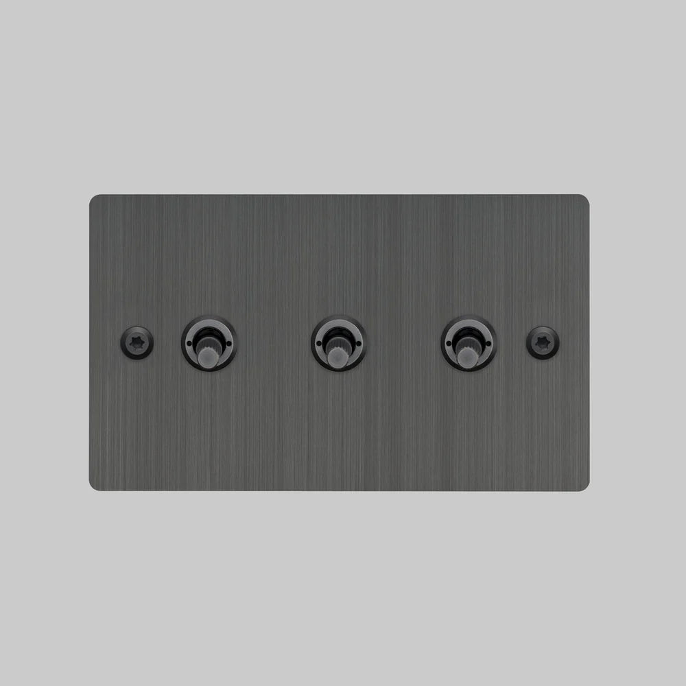 Buster + Punch 3G Toggle Switch 2-Way - Linear Knurl
