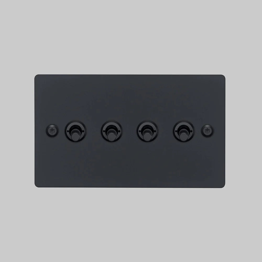 Buster + Punch 4G Toggle Switch 2-Way - Linear Knurl