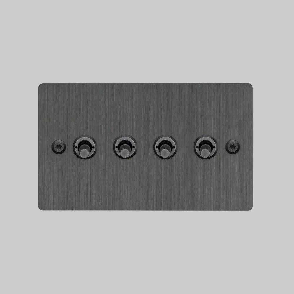 Buster + Punch 4G Toggle Switch 2-Way - Linear Knurl