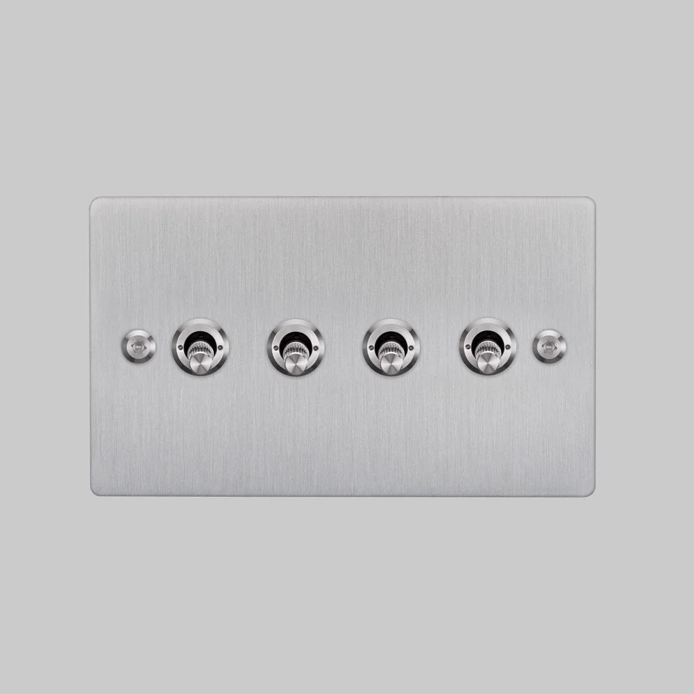 Buster + Punch 4G Toggle Switch 2-Way - Linear Knurl
