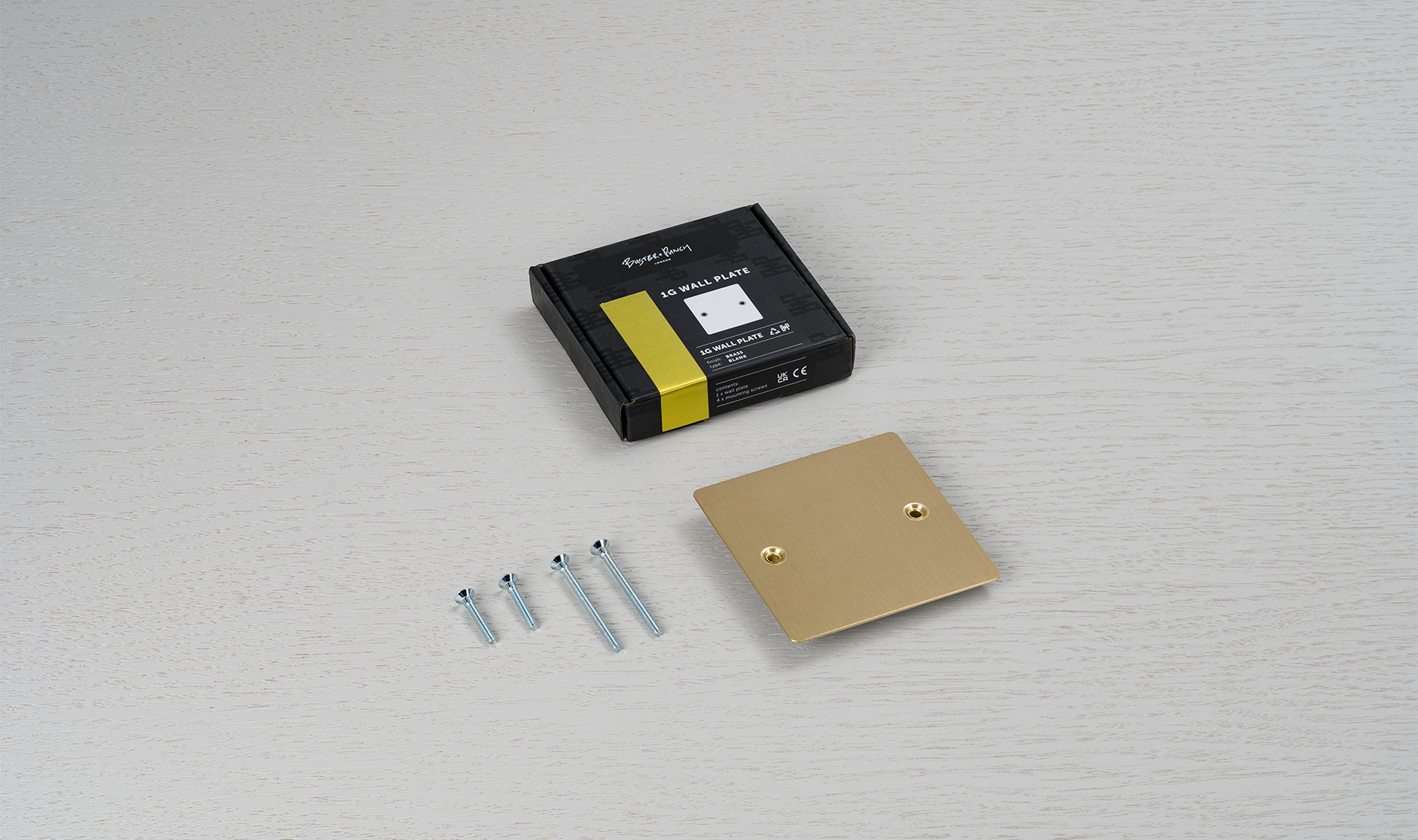 Buster + Punch 1G Blank Wall Plate