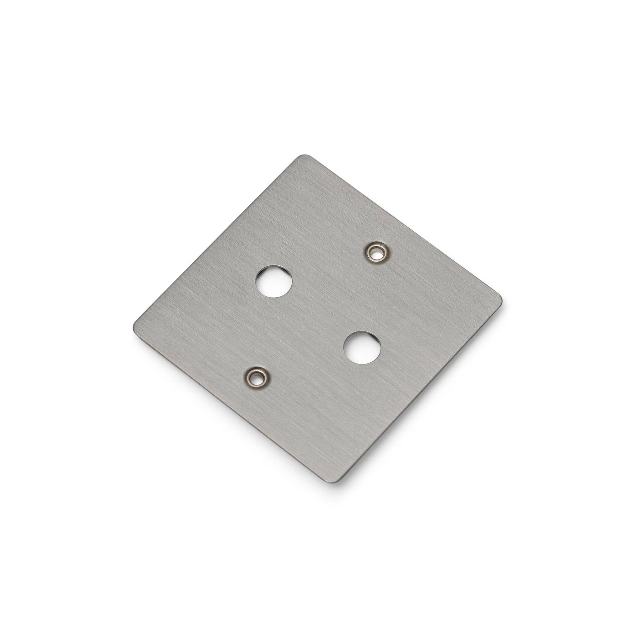 Buster + Punch 1G Wall Plate for 2 Dimmers