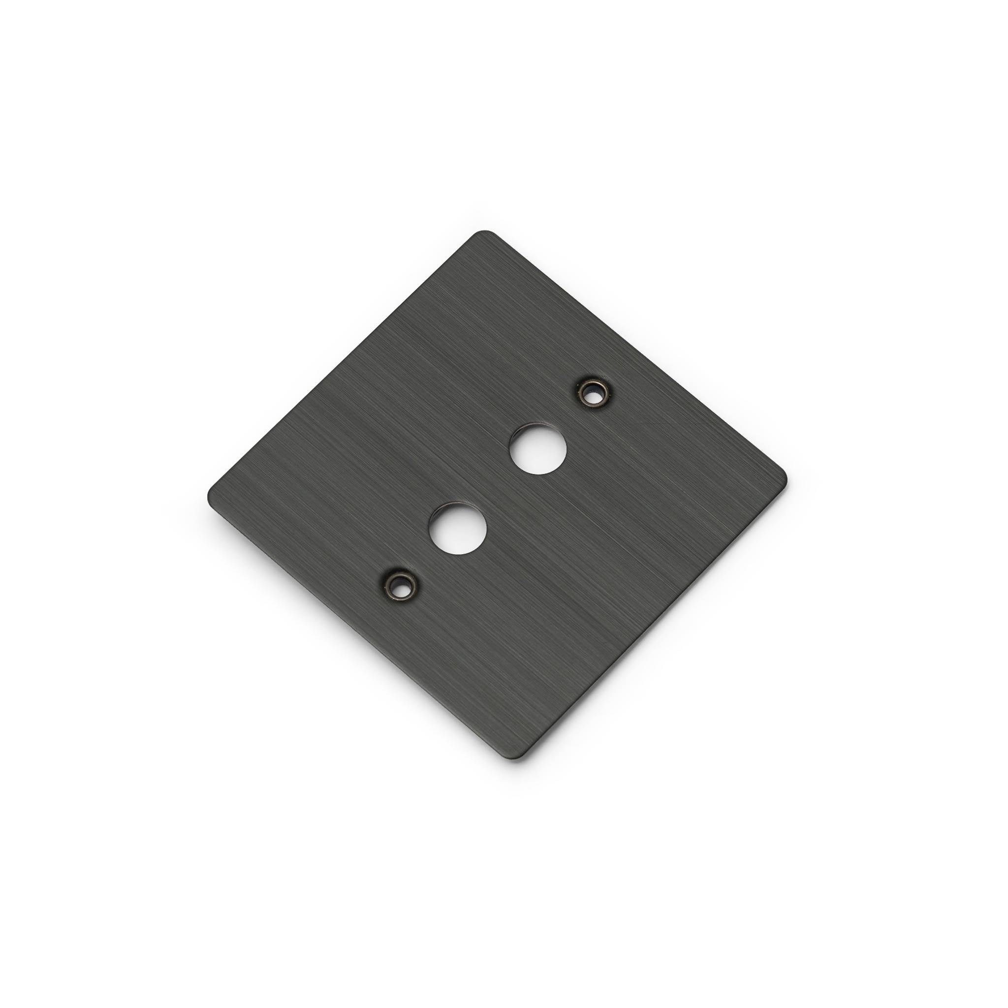 Buster + Punch 1G Wall Plate for 2 Toggles