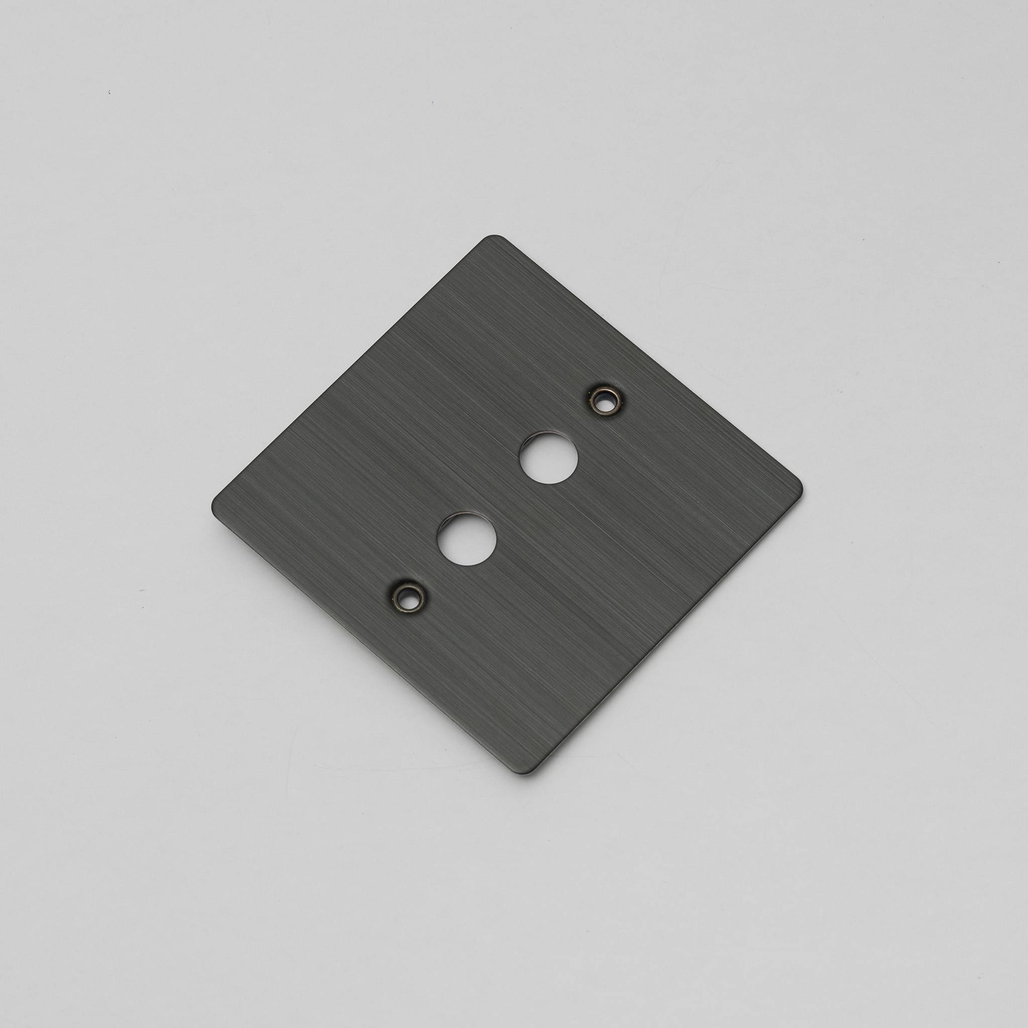 Buster + Punch 1G Wall Plate for 2 Toggles