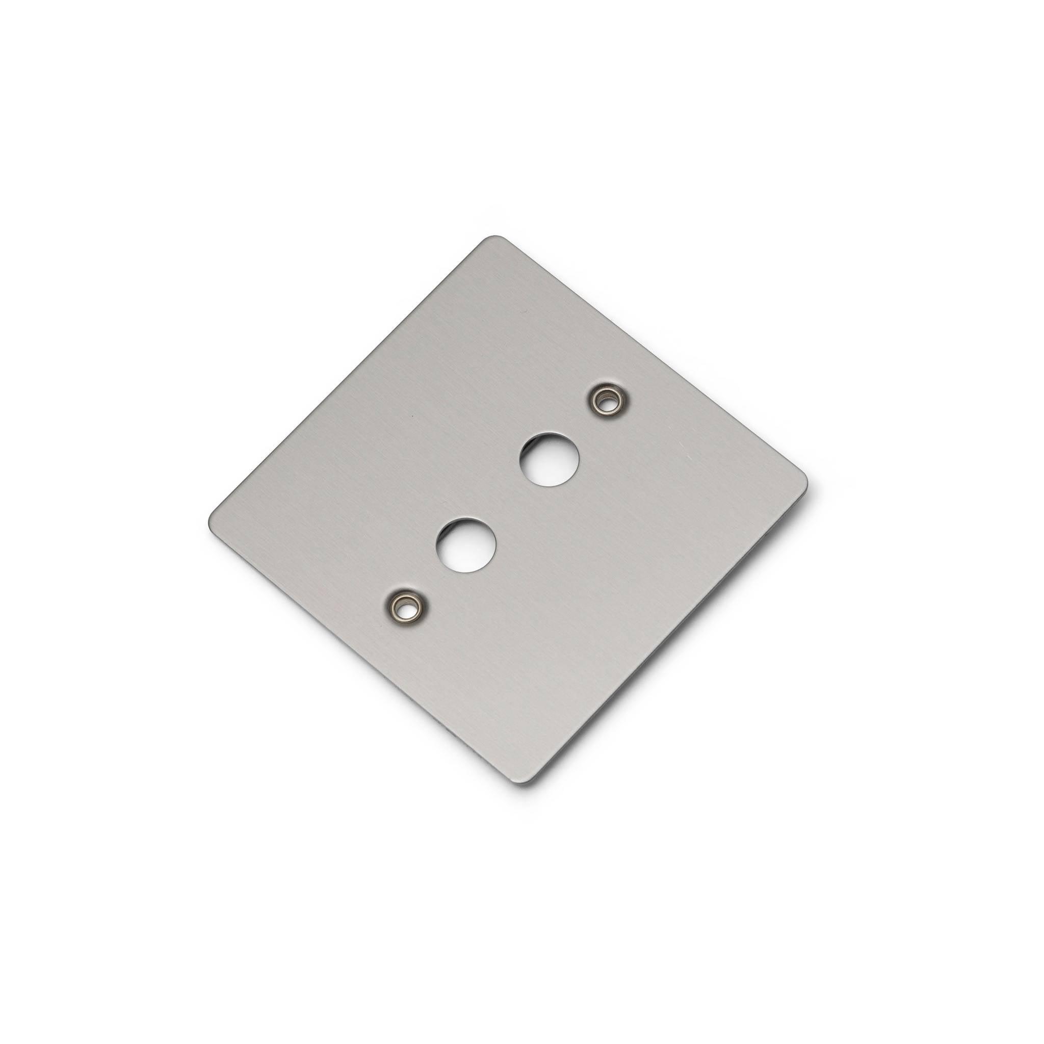 Buster + Punch 1G Wall Plate for 2 Toggles