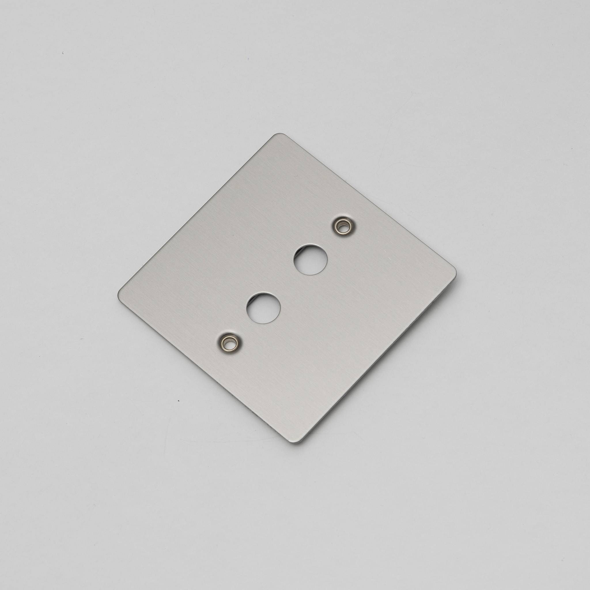 Buster + Punch 1G Wall Plate for 2 Toggles
