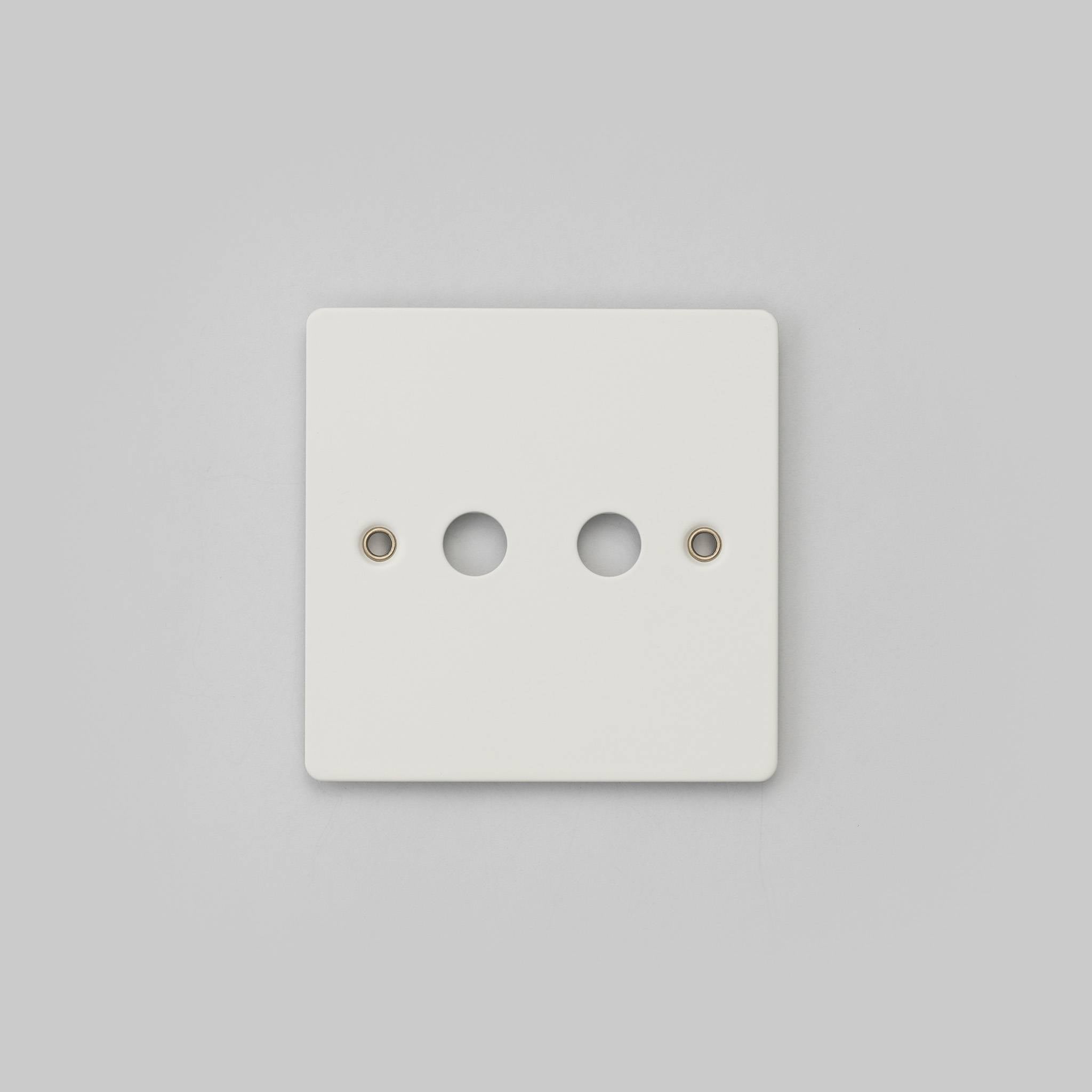 Buster + Punch 1G Wall Plate for 2 Toggles