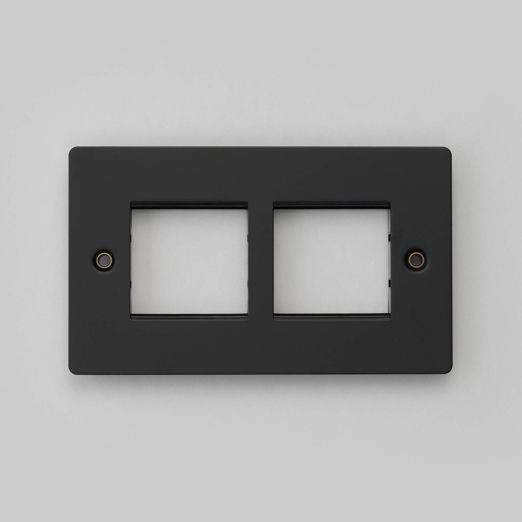 Buster + Punch 2G Wall Plate for 2 x 45mm Modules