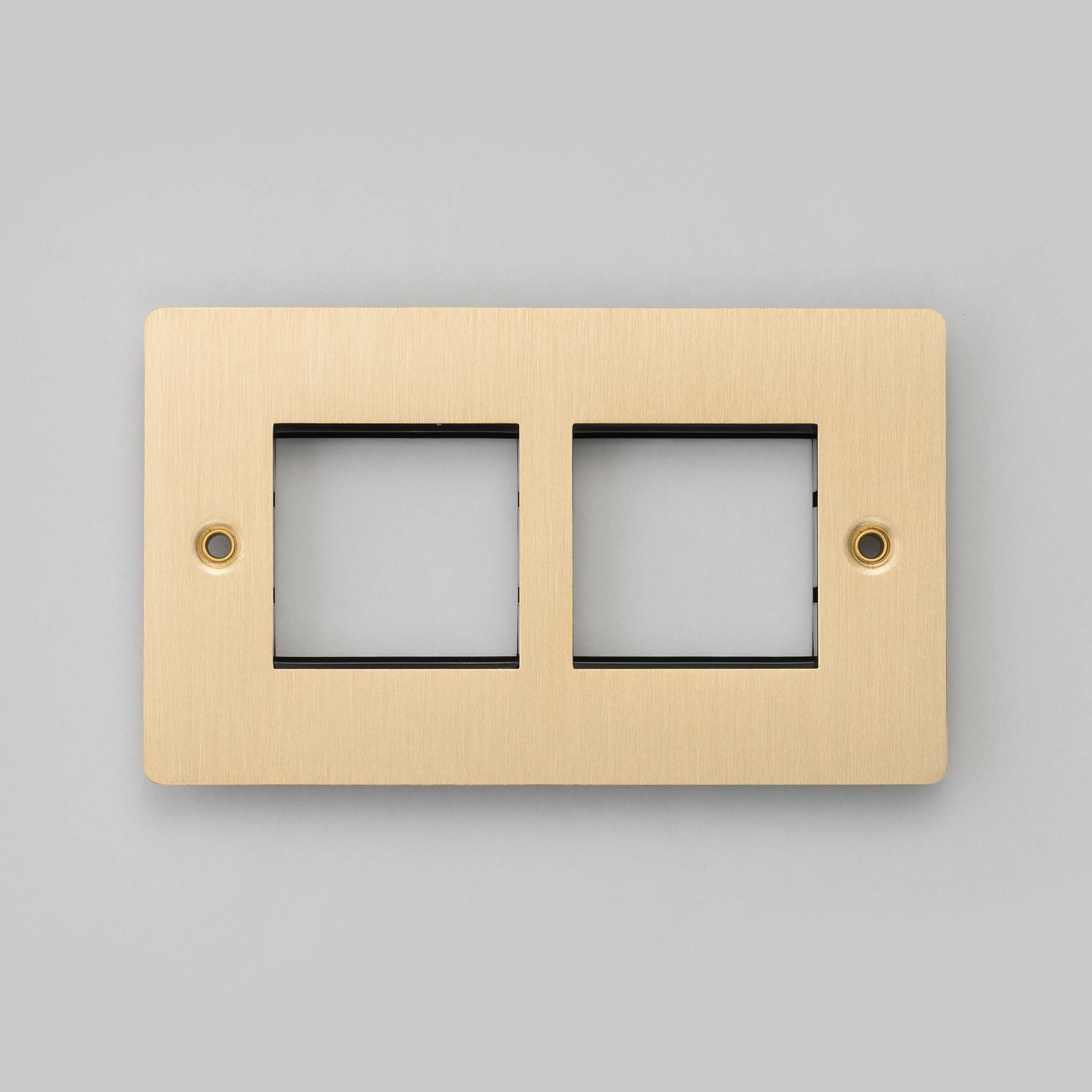 Buster + Punch 2G Wall Plate for 2 x 45mm Modules