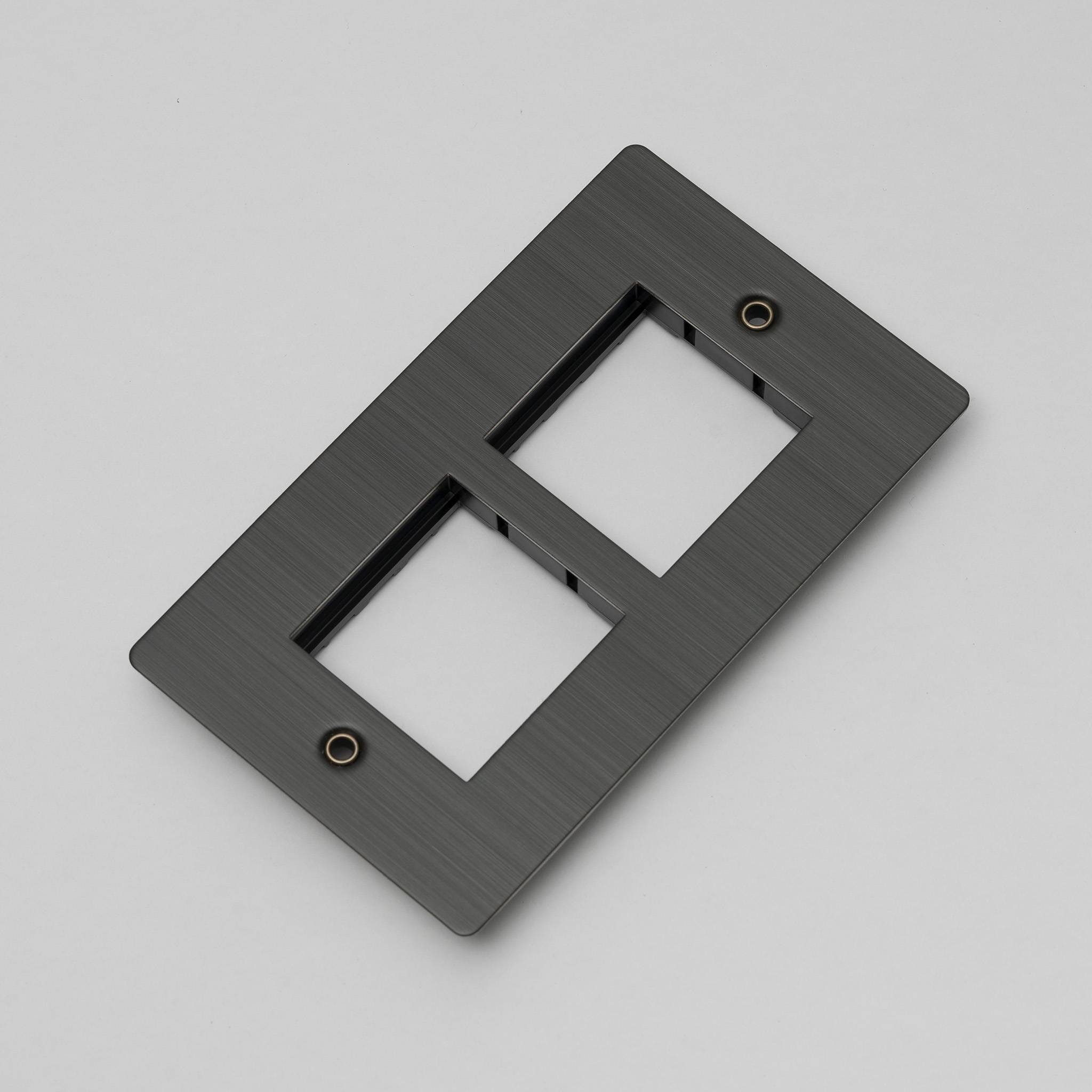 Buster + Punch 2G Wall Plate for 2 x 45mm Modules