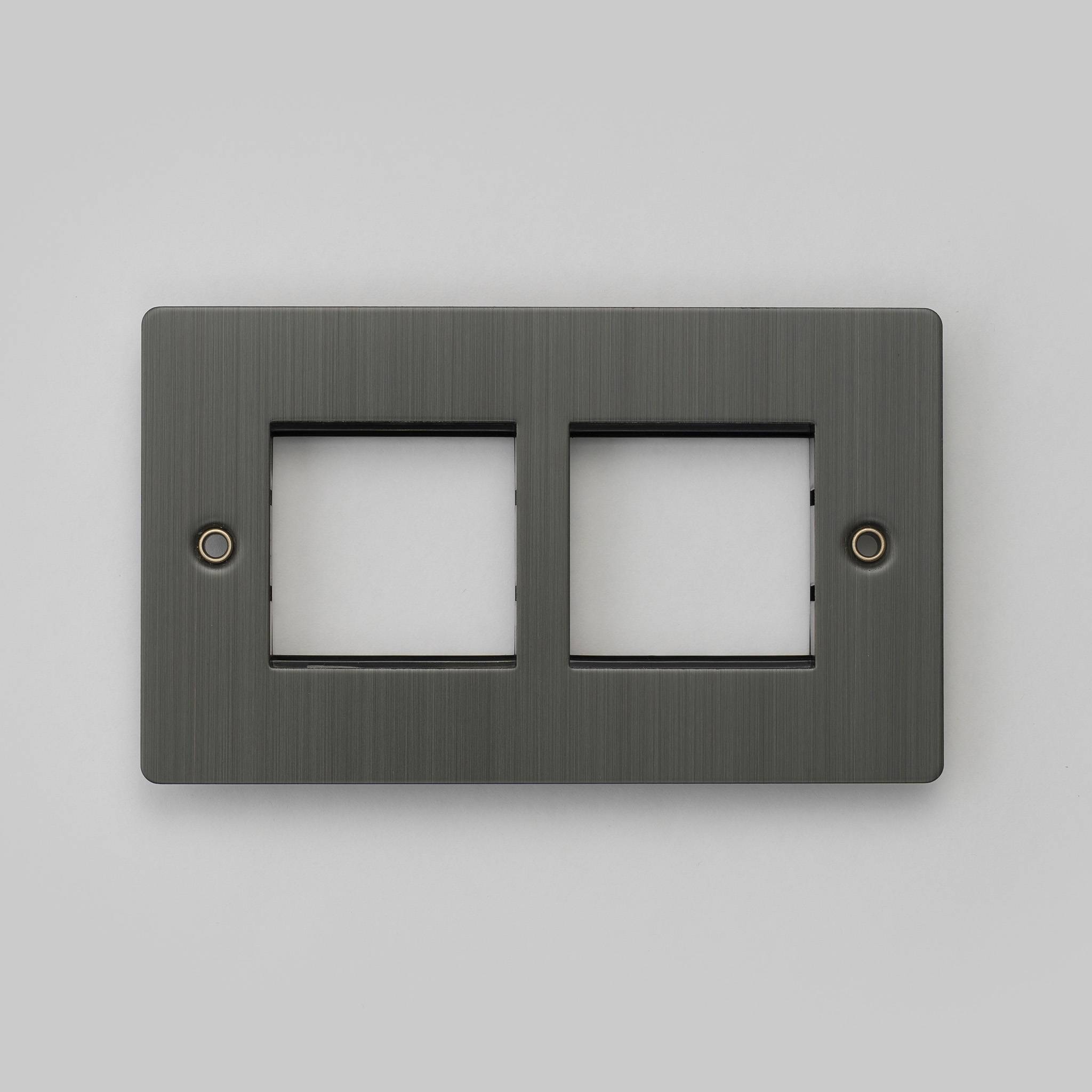 Buster + Punch 2G Wall Plate for 2 x 45mm Modules