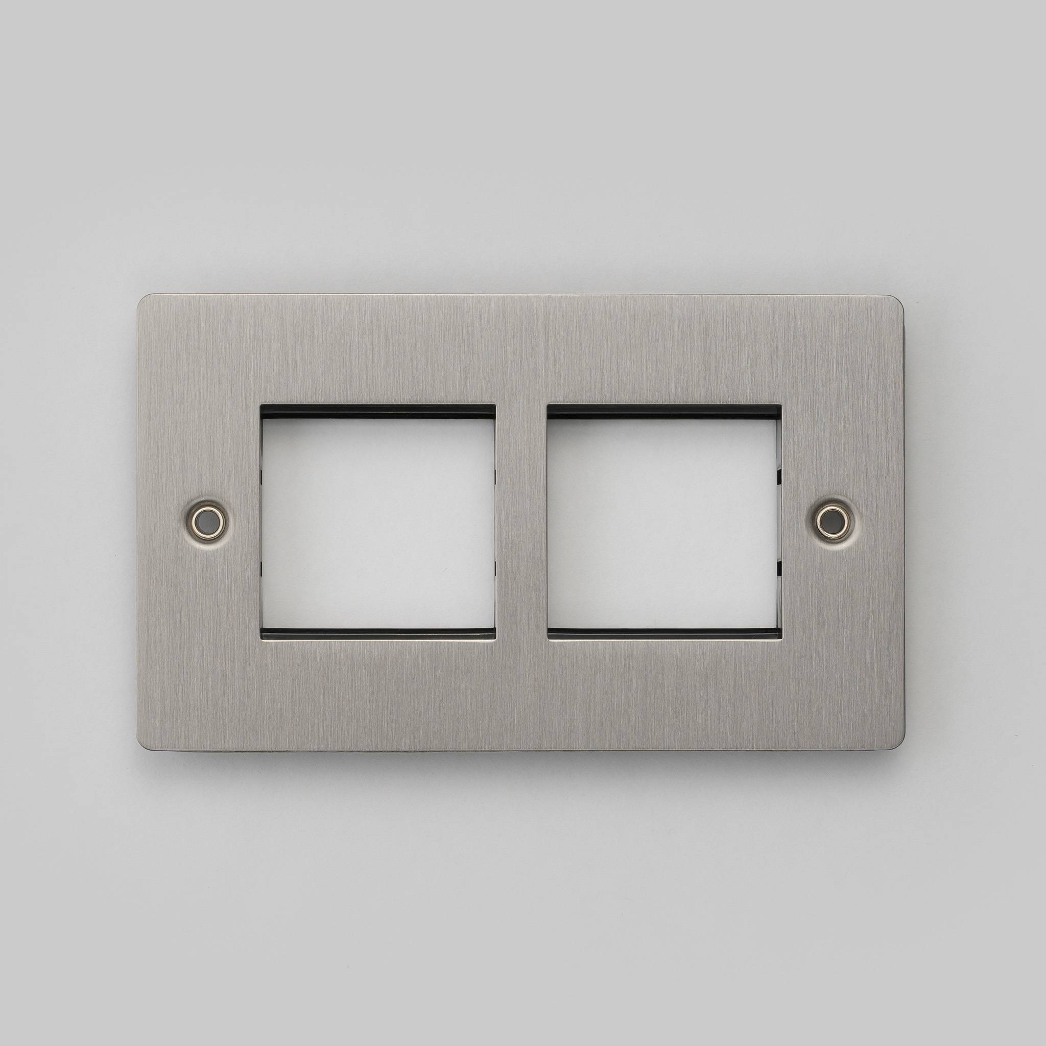 Buster + Punch 2G Wall Plate for 2 x 45mm Modules