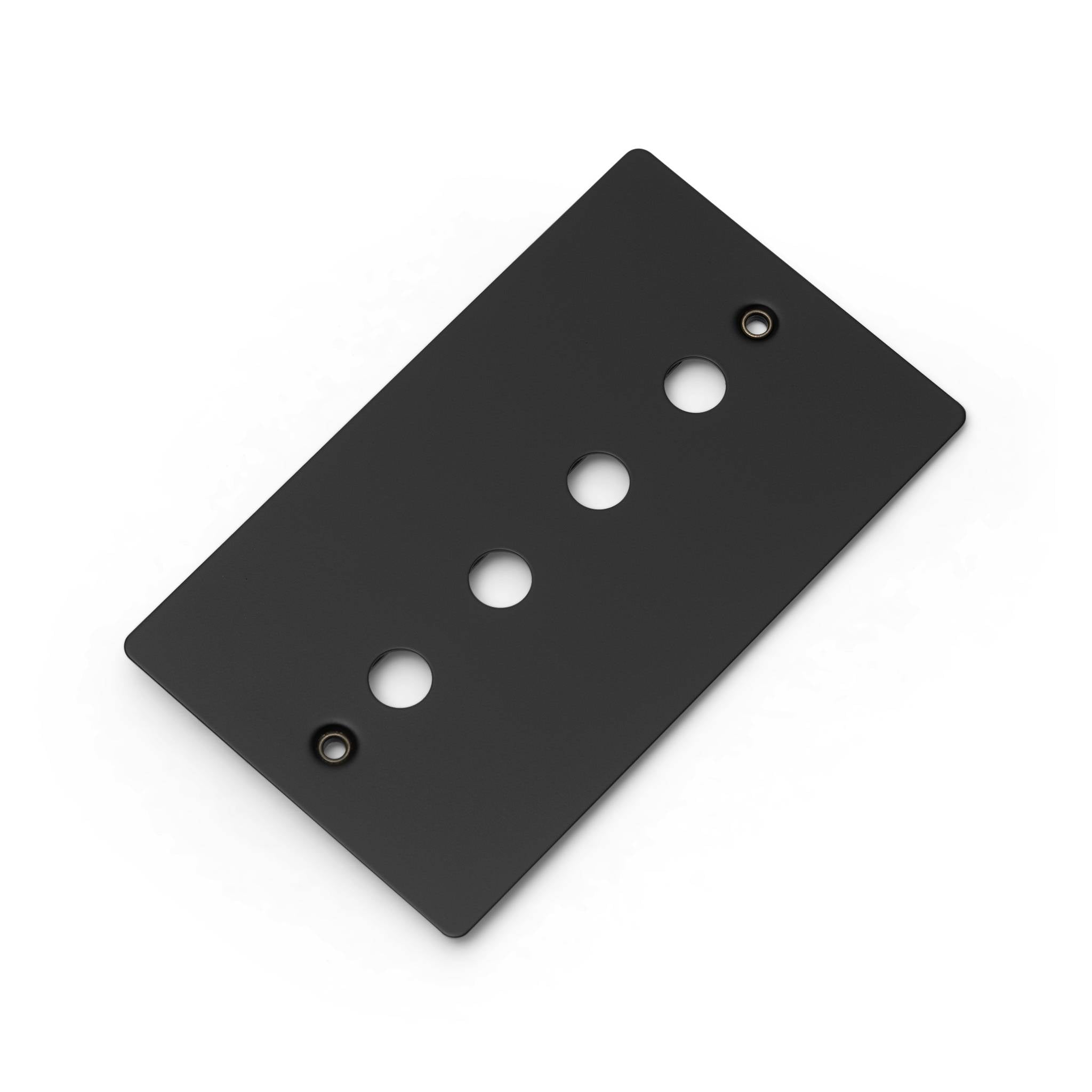 Buster + Punch 2G Wall Plate for 4 Dimmers or Toggles