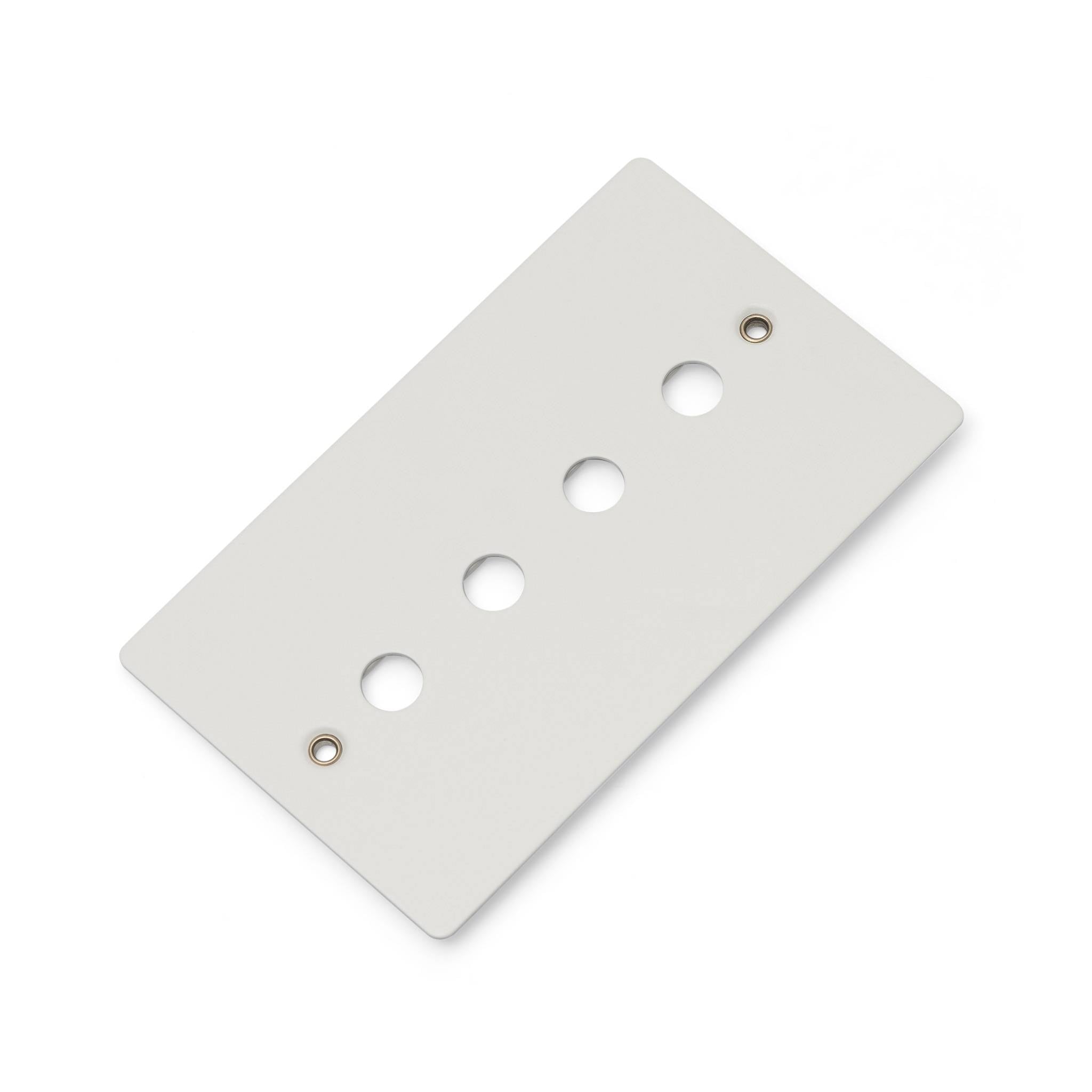 Buster + Punch 2G Wall Plate for 4 Dimmers or Toggles
