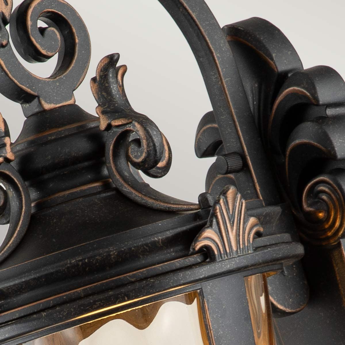 Elstead Baltimore Single Medium Wall Lantern - Weathered Bronze