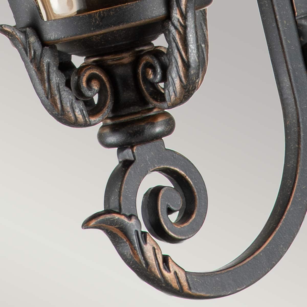 Elstead Baltimore Single Medium Wall Lantern - Weathered Bronze