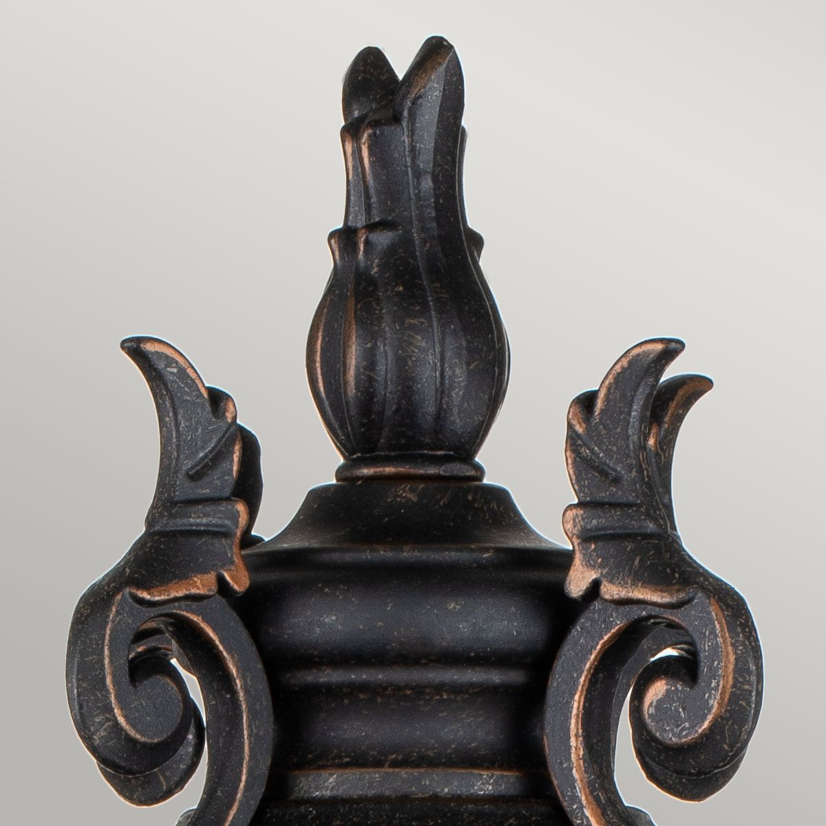Elstead Baltimore Single Large Pedestal Lantern - Weathered Bronze