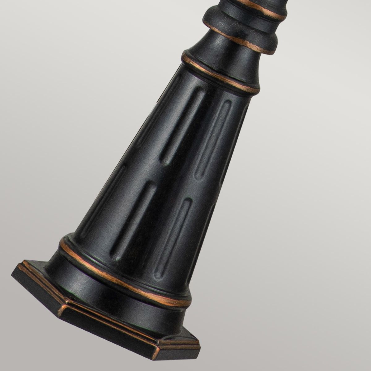 Elstead Baltimore Single Large Lamp Post - Weathered Bronze