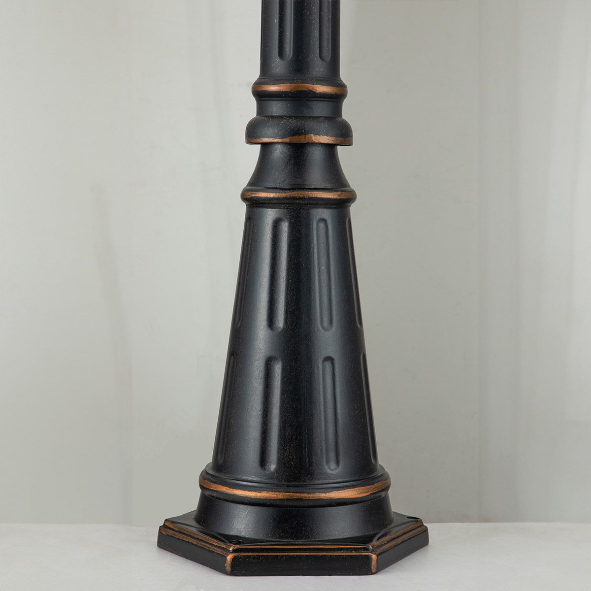 Elstead Baltimore Single Large Lamp Post - Weathered Bronze