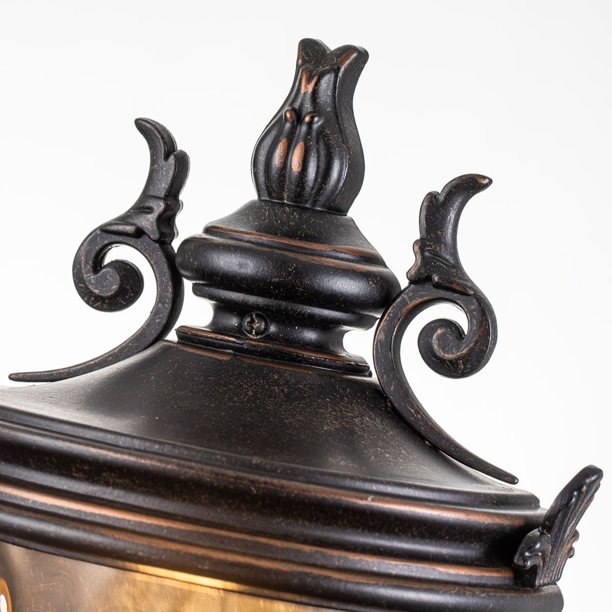 Elstead Baltimore Single Medium Half Lantern - Weathered Bronze