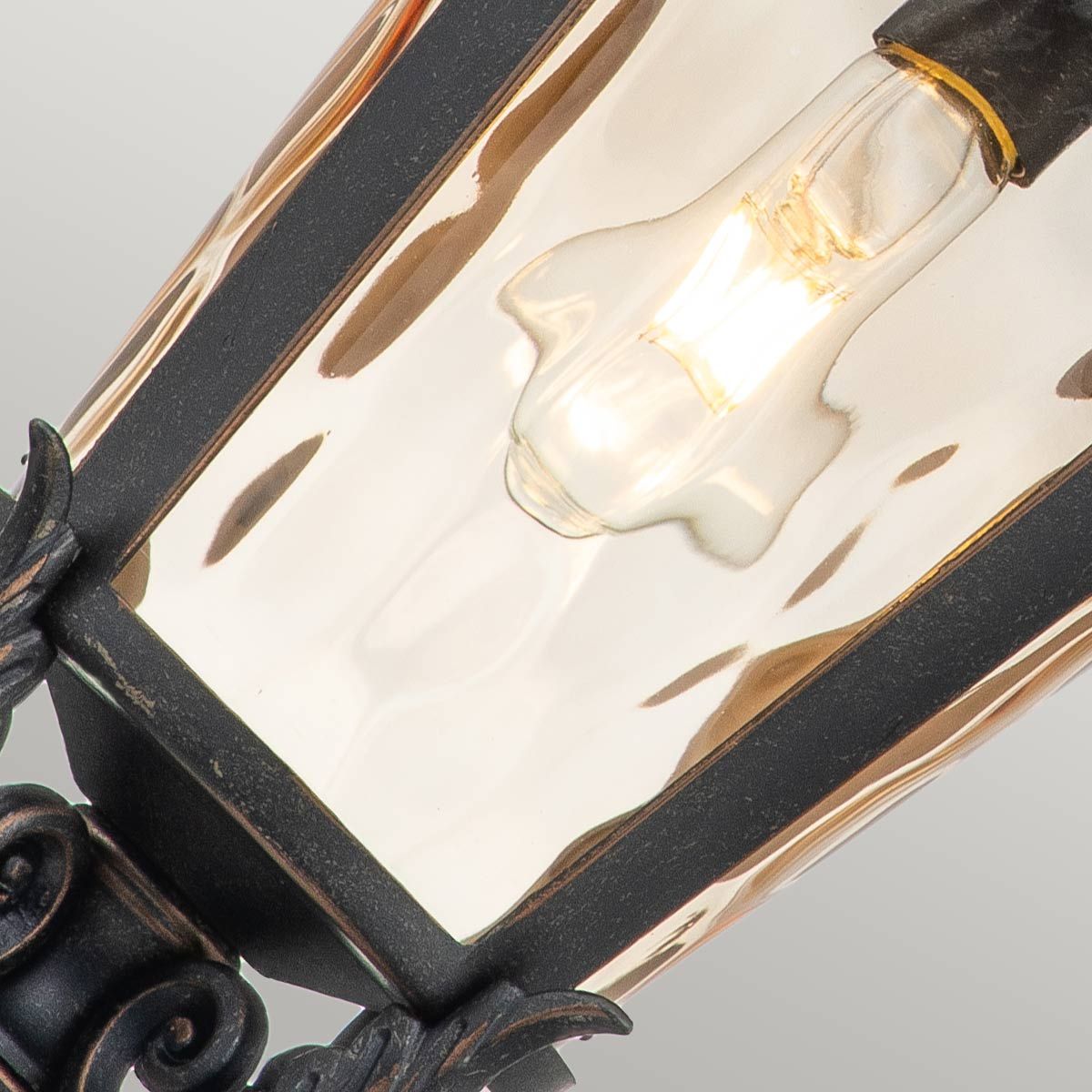 Elstead Baltimore Single Large Chain Lantern - Weathered Bronze