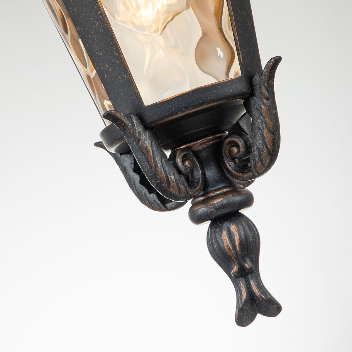 Elstead Baltimore Single Medium Chain Lantern - Weathered Bronze