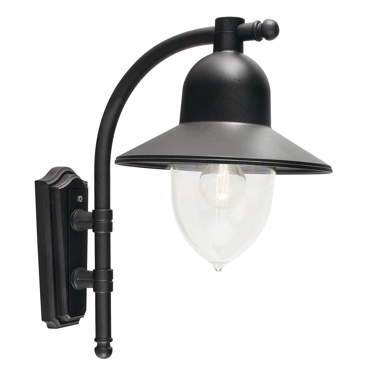 Norlys Como Single Wall Lantern - Black