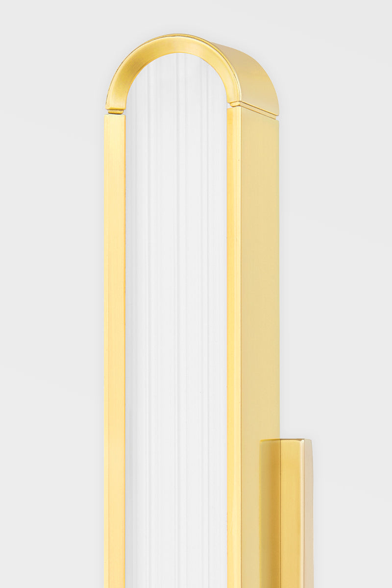 Hudson Valley Starkey LED Medium Bath Bracket - Aged Brass