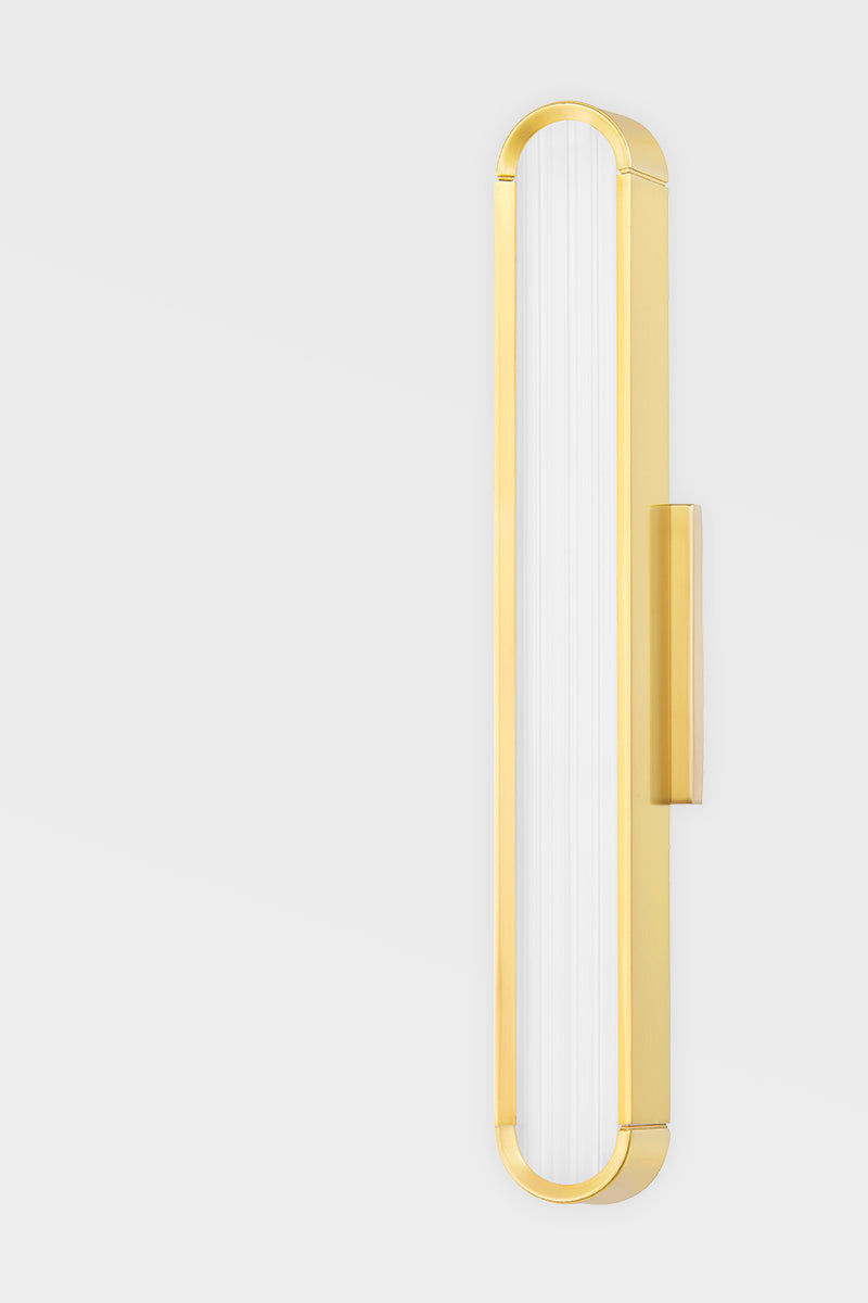 Hudson Valley Starkey LED Medium Bath Bracket - Aged Brass