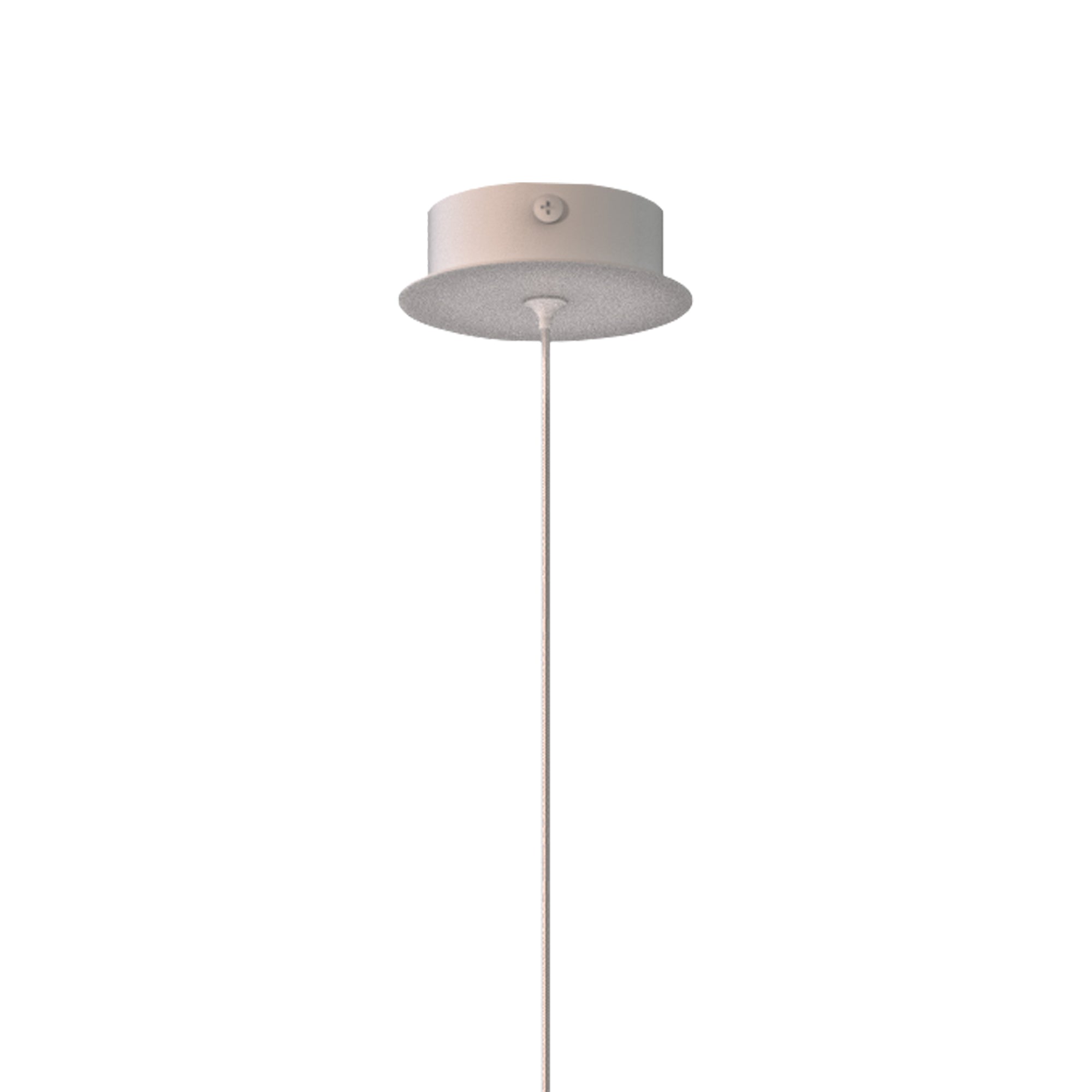 Mantra Cala 52cm Tube 1 Light Pendant 6W LED - Sand White