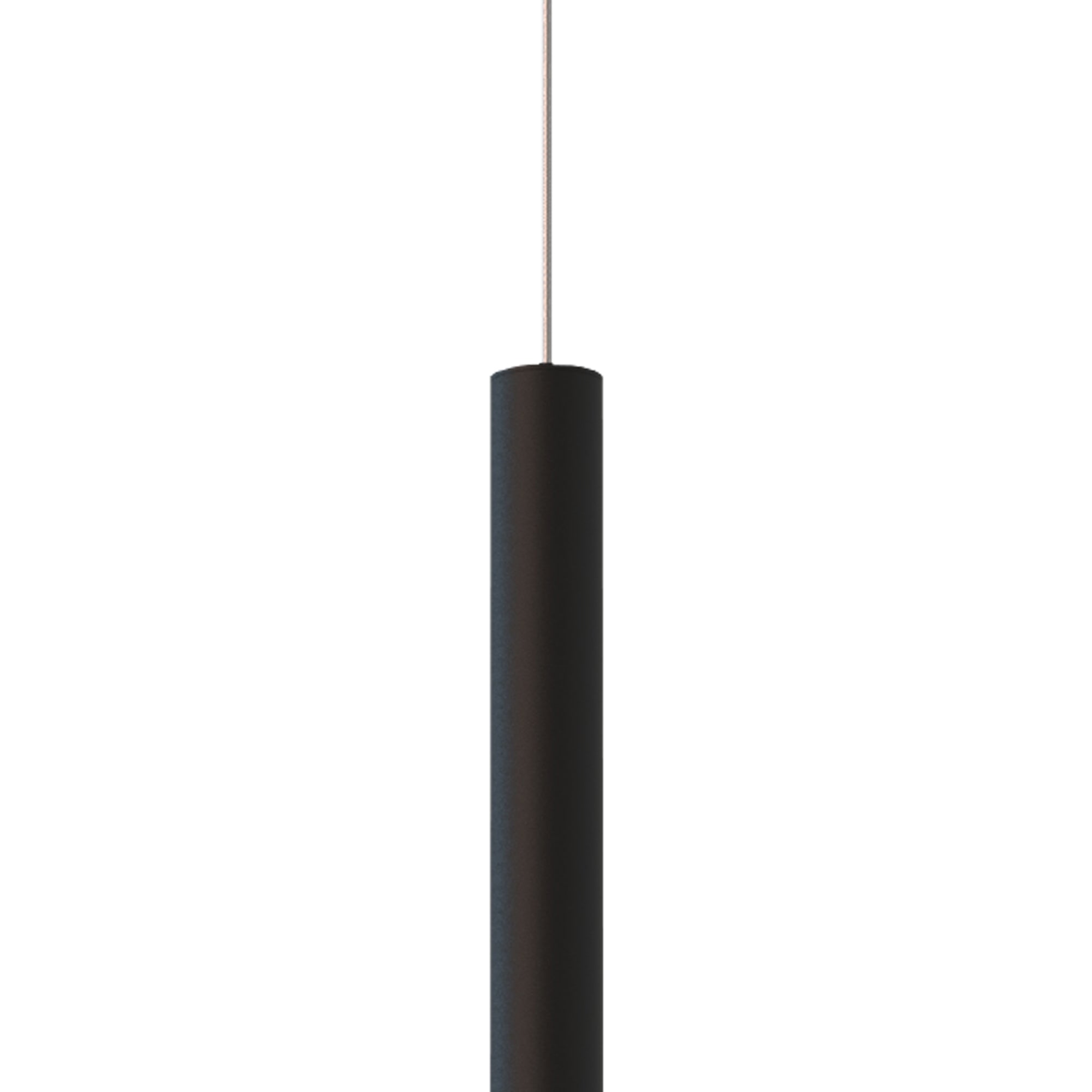 Mantra Cala 52cm Tube 1 Light Pendant 6W LED - Sand Black