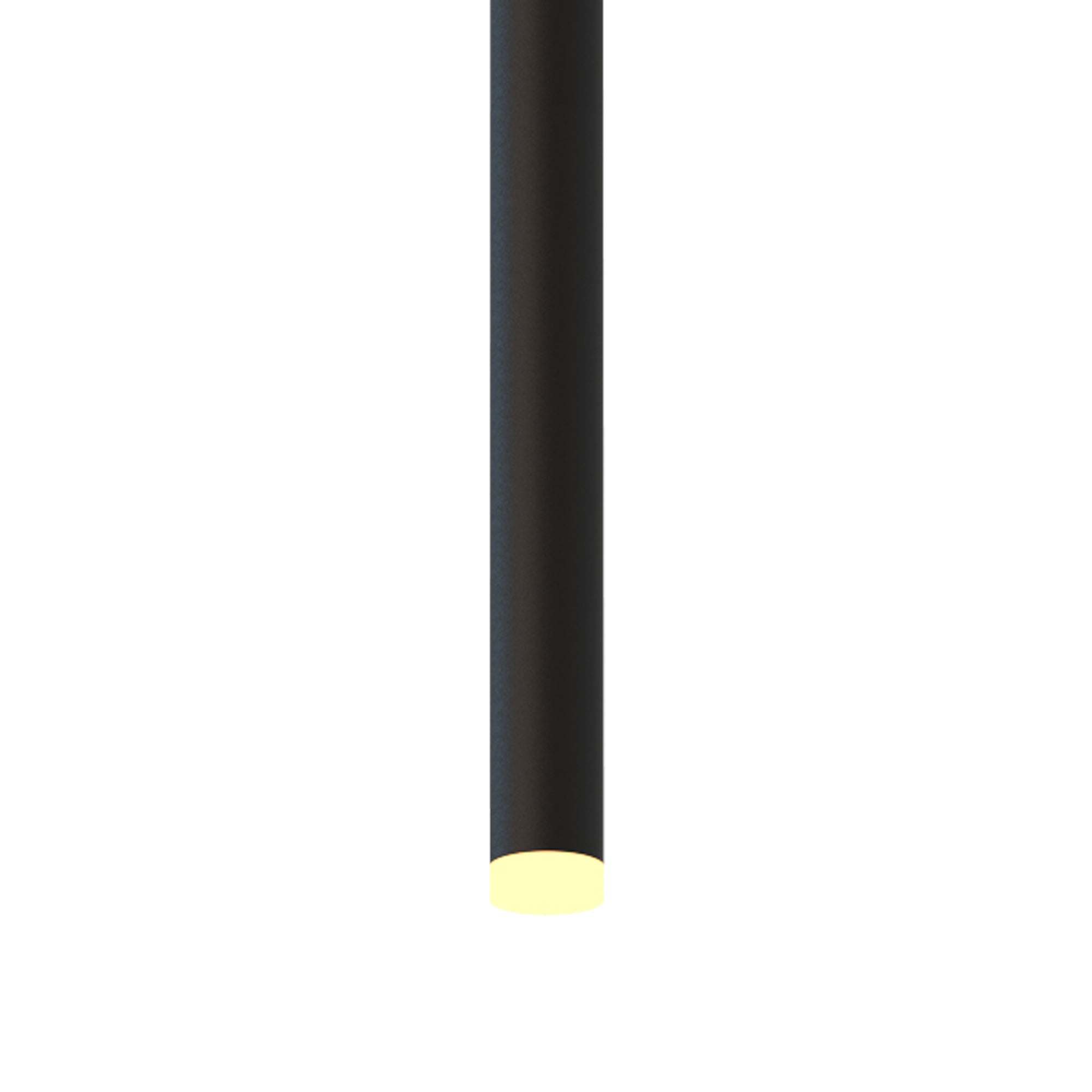 Mantra Cala 52cm Tube 1 Light Pendant 6W LED - Sand Black